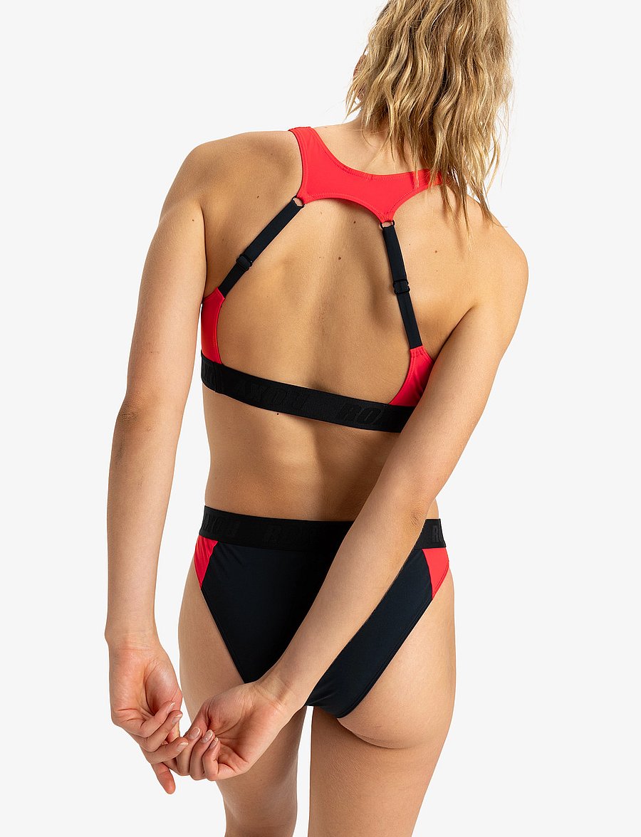 Roxy - ROXY ACTIVE COLORBLOCK TOP - sports swimwear - poppy red - 3