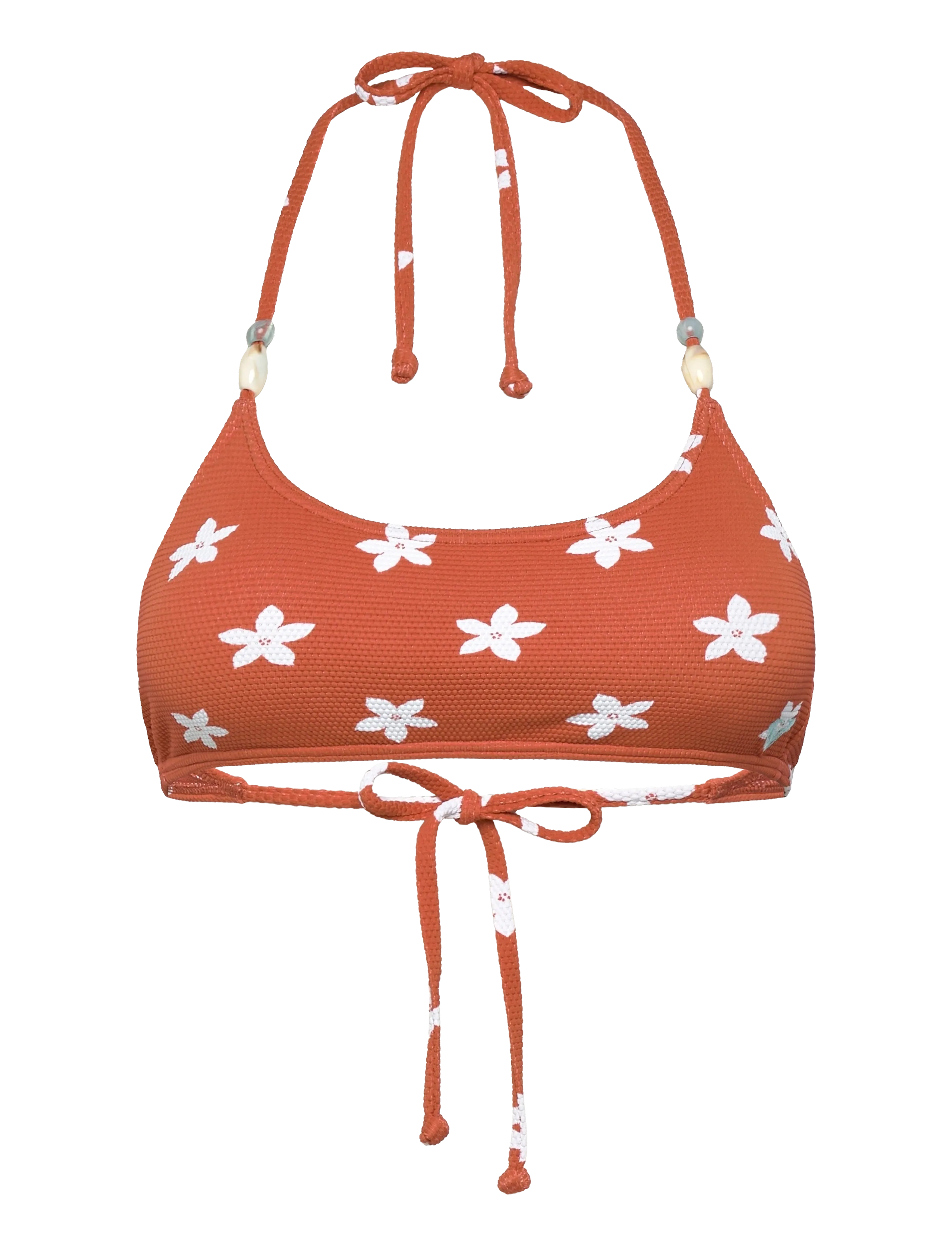 Roxy HAZY DAYS BRALETTE - Bademode - GINGER SPICE FLORES / orange
