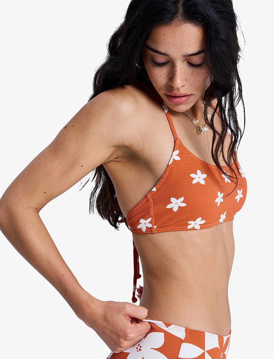Roxy - HAZY DAYS BRALETTE - sport-bademode - ginger spice flores - 5