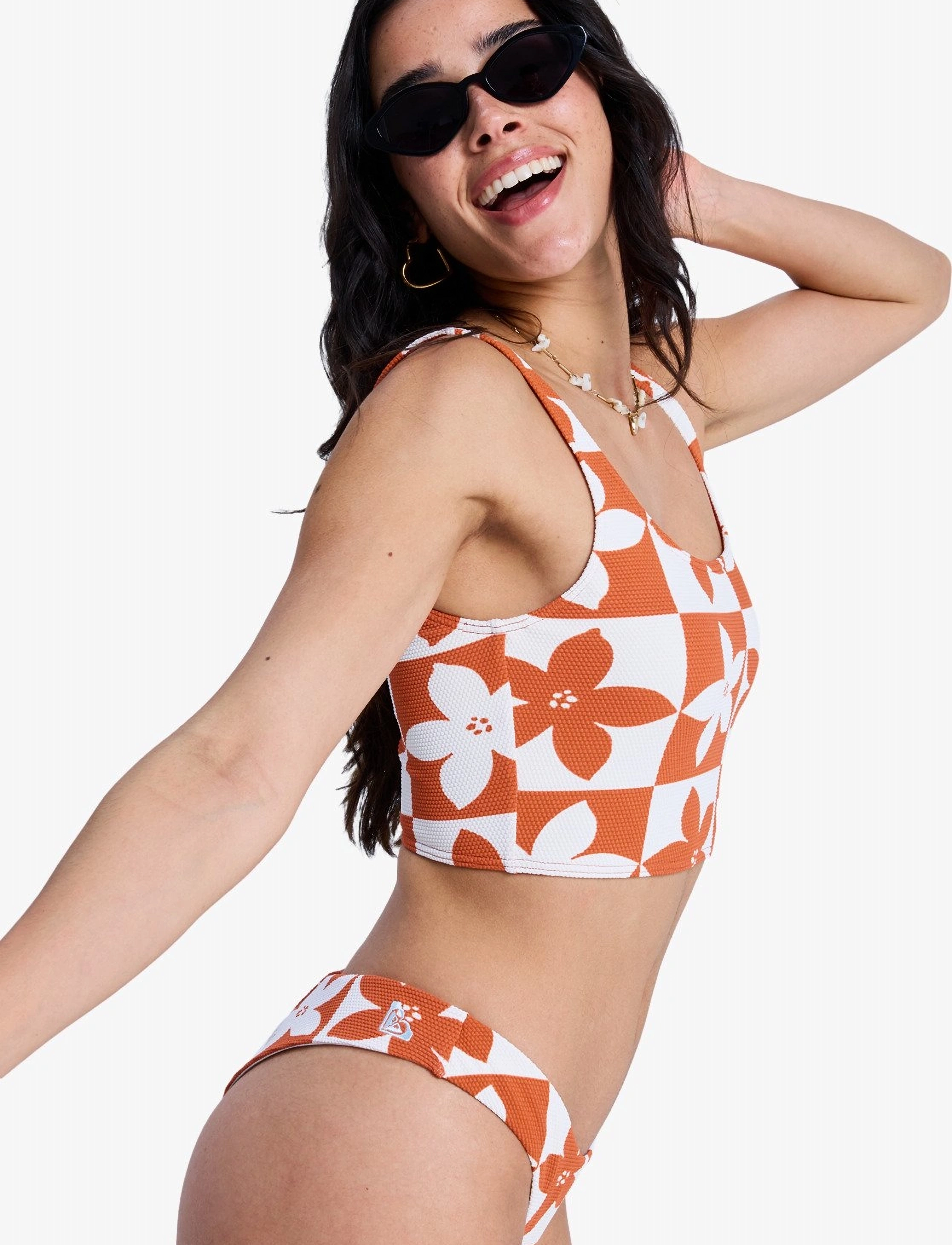 Roxy - HAZY DAYS TANK TOP - die niedrigsten preise - ginger spice flora - 5