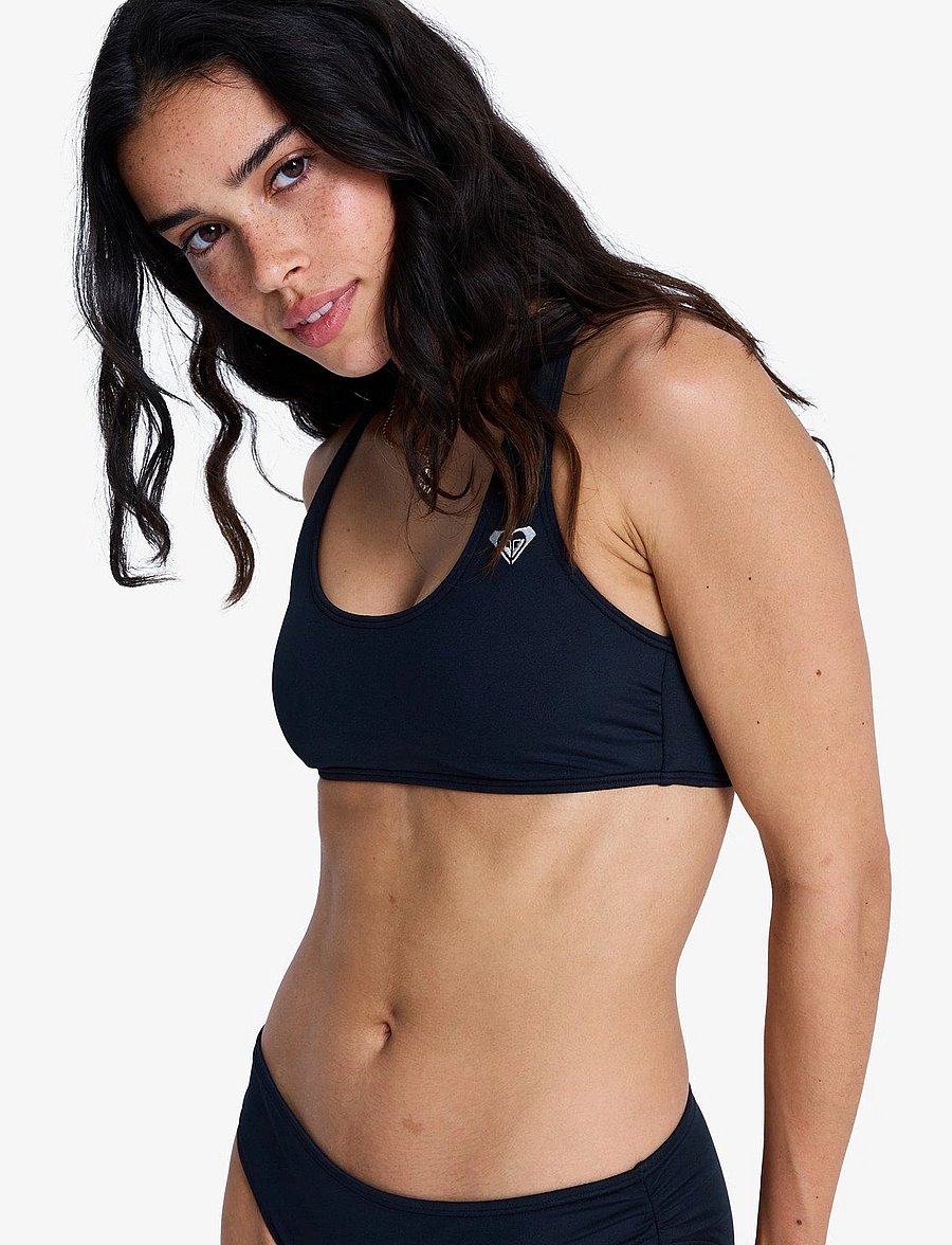 Roxy - SD ESSENTIALS ATHLETIC BRA - sport brjóstahaldarar - anthracite - 5