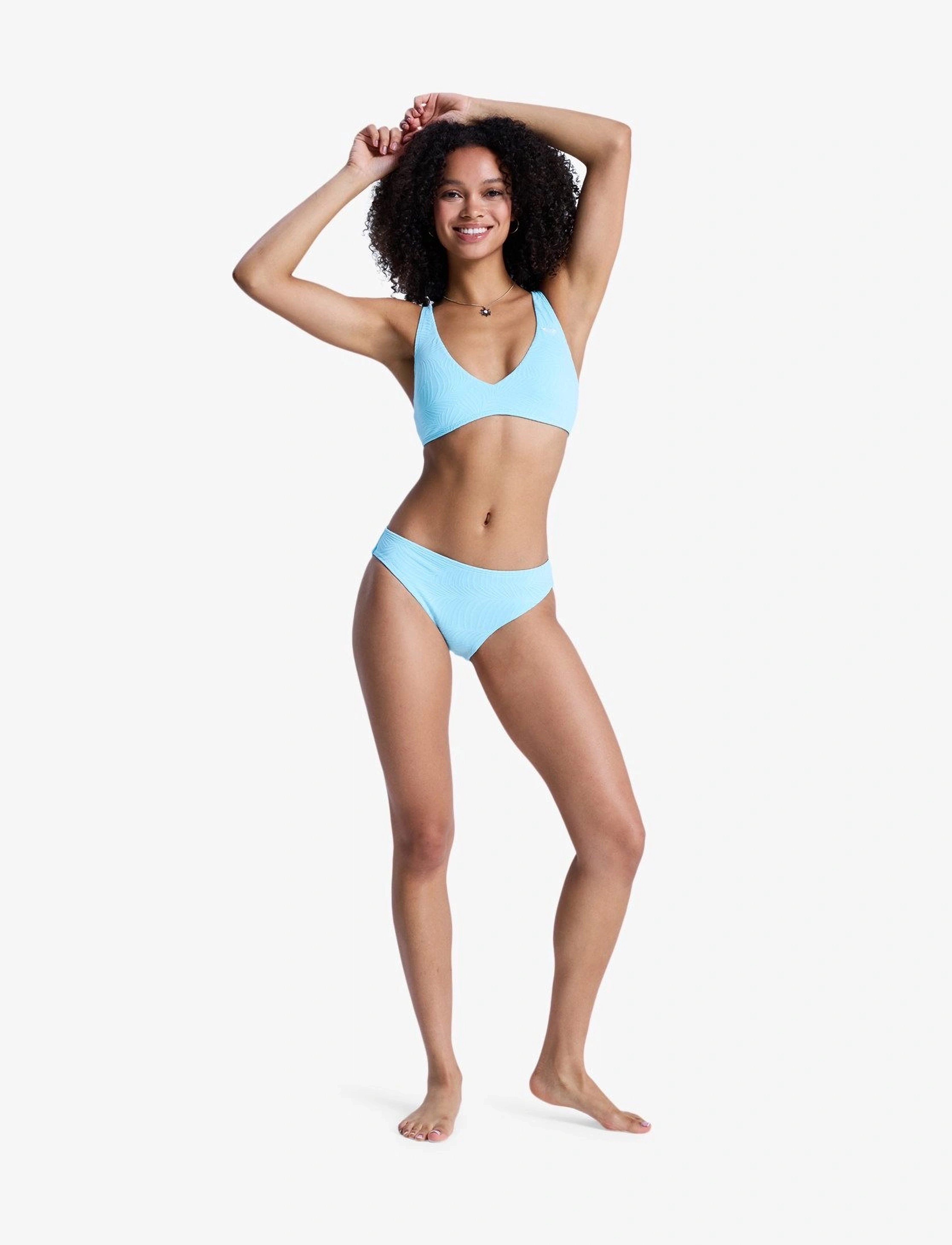 Roxy - ROXY PALM DREAMS ELONGATED TRI - bikinier - tanager turquoise - 4