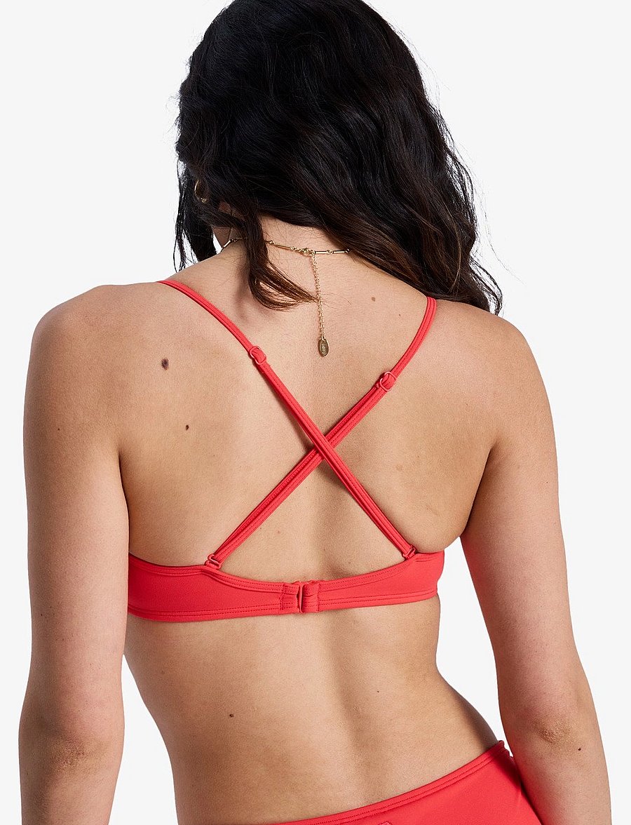 Roxy - SD ESSENTIALS WRAP BRA - sportlikud ujumisriided - hibiscus - 4