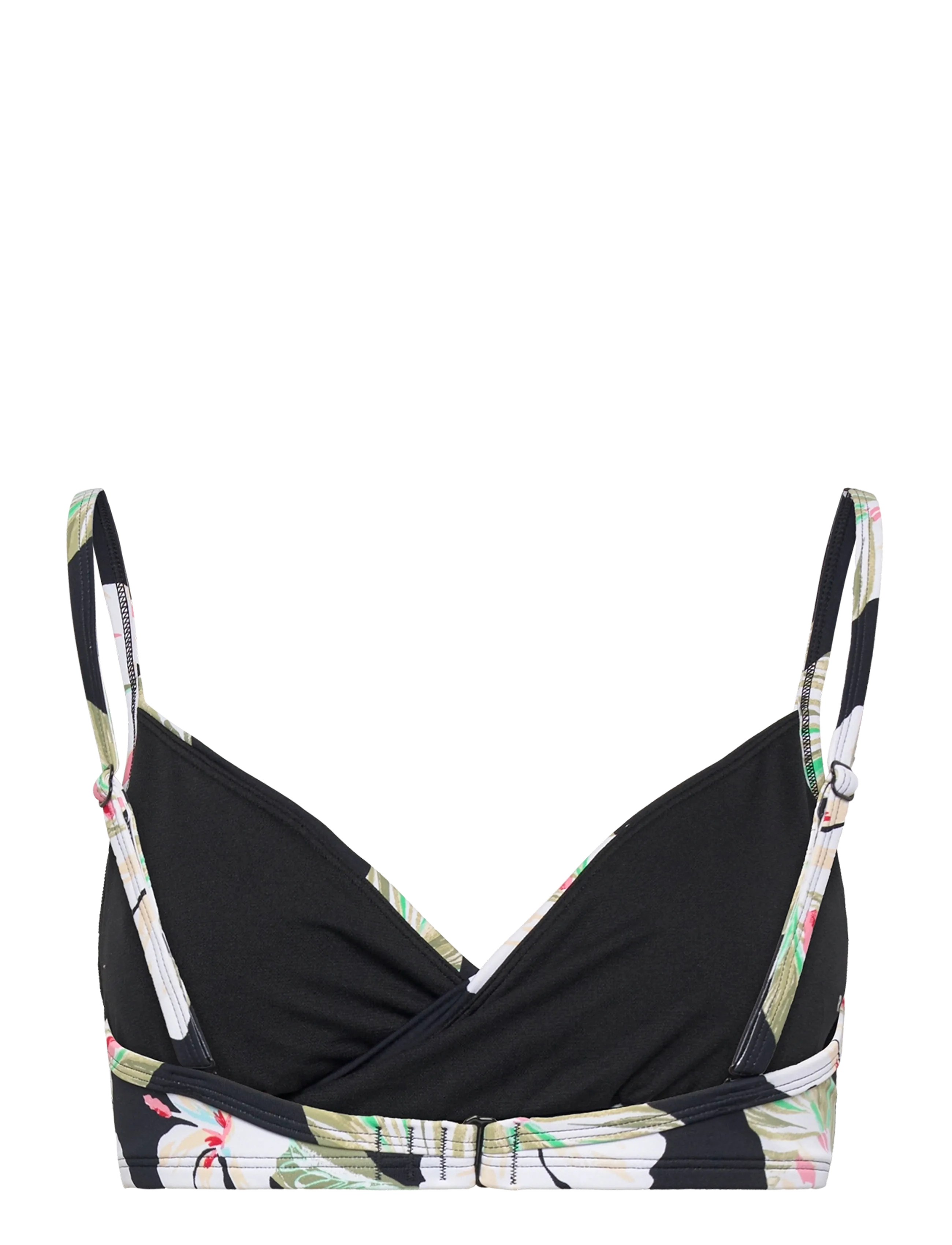 Roxy - PT ESSENTIALS WRAP BRA - sportlikud ujumisriided - anthracite spring charming - 2