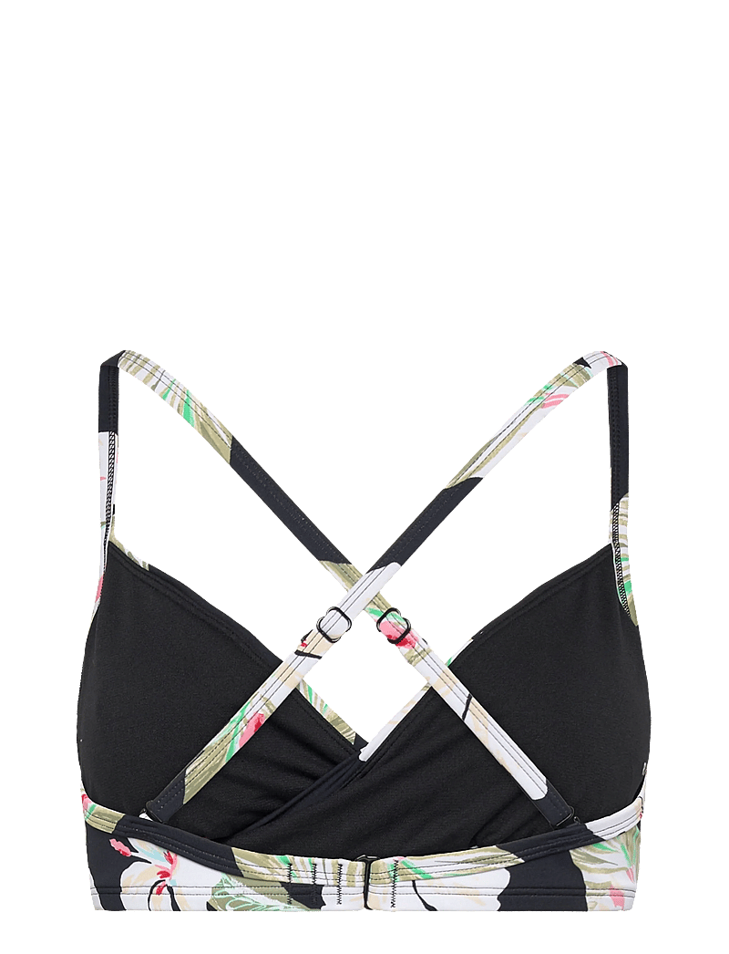 Roxy - PT ESSENTIALS WRAP BRA - sportsbadetøj - anthracite spring charming - 3