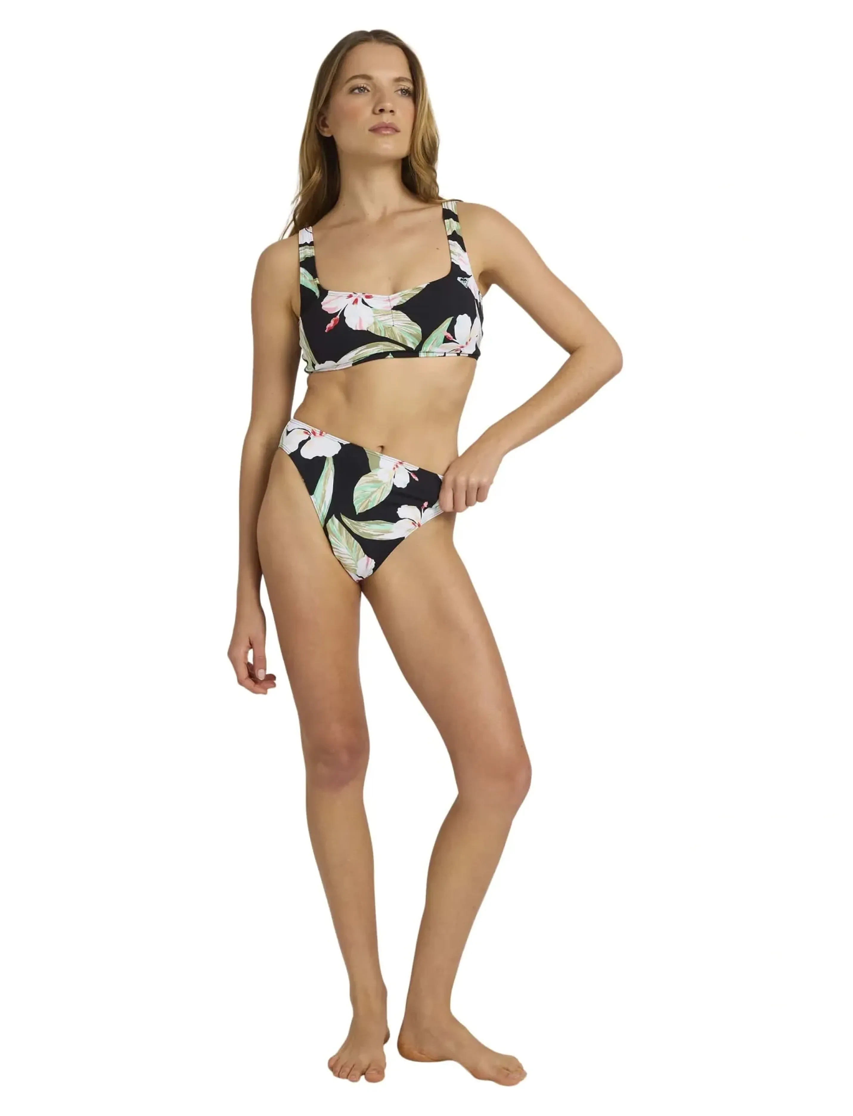 Roxy - PT ESSENTIALS UW DCUP - bikinis - anthracite spring charming - 3