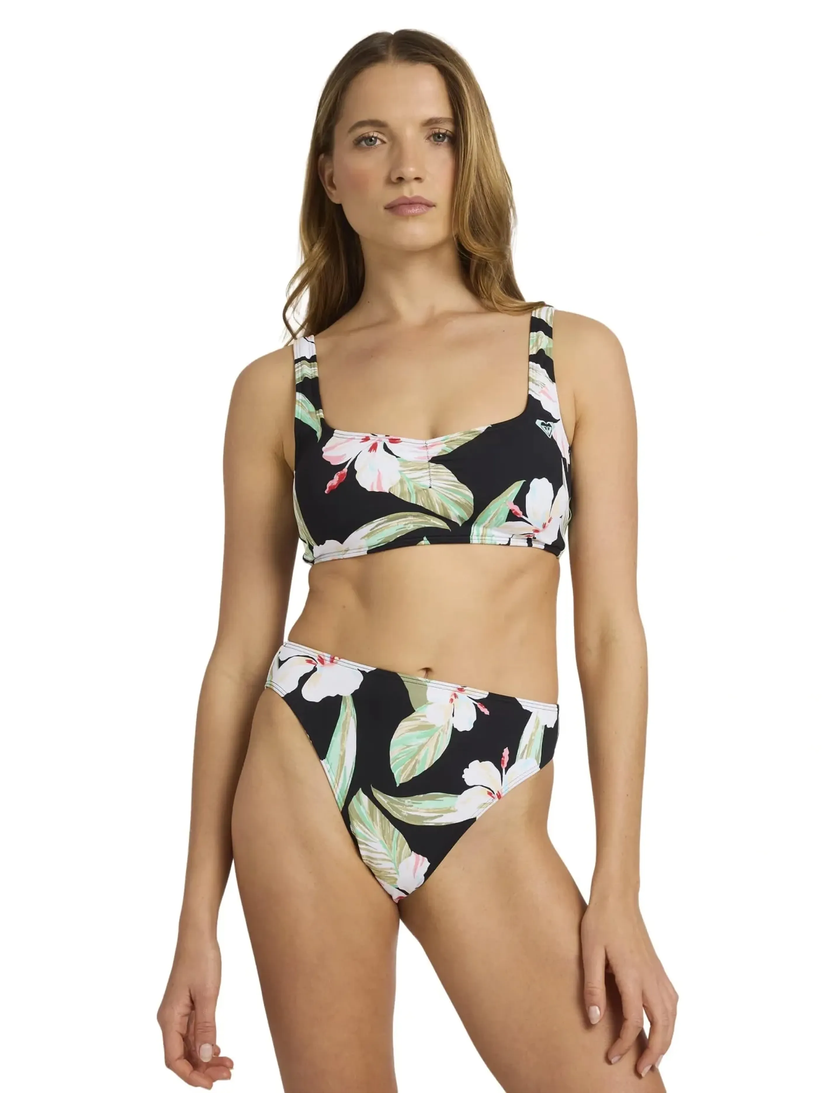 Roxy - PT ESSENTIALS UW DCUP - bikinis - anthracite spring charming - 4