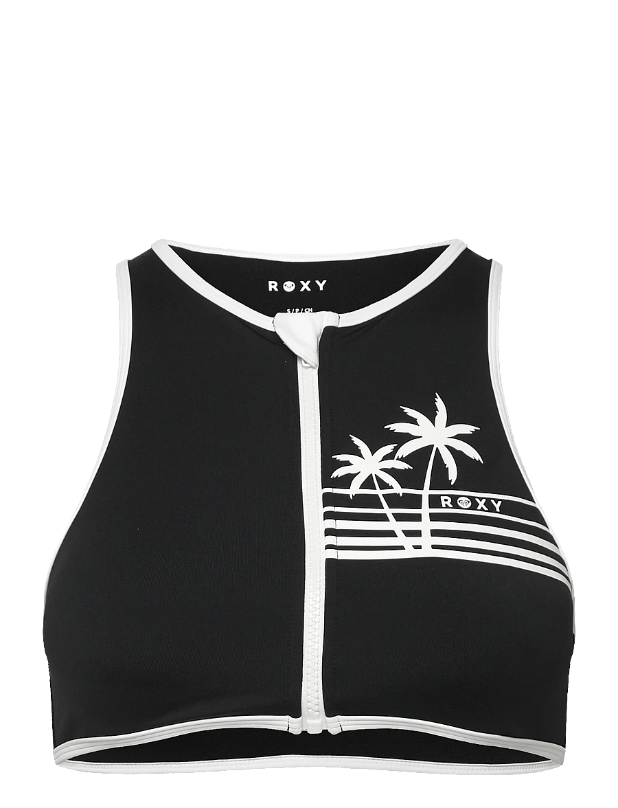 Roxy - THE RETRO ESSENTIALS CROP TOP - sport-bademode - anthracite - 1