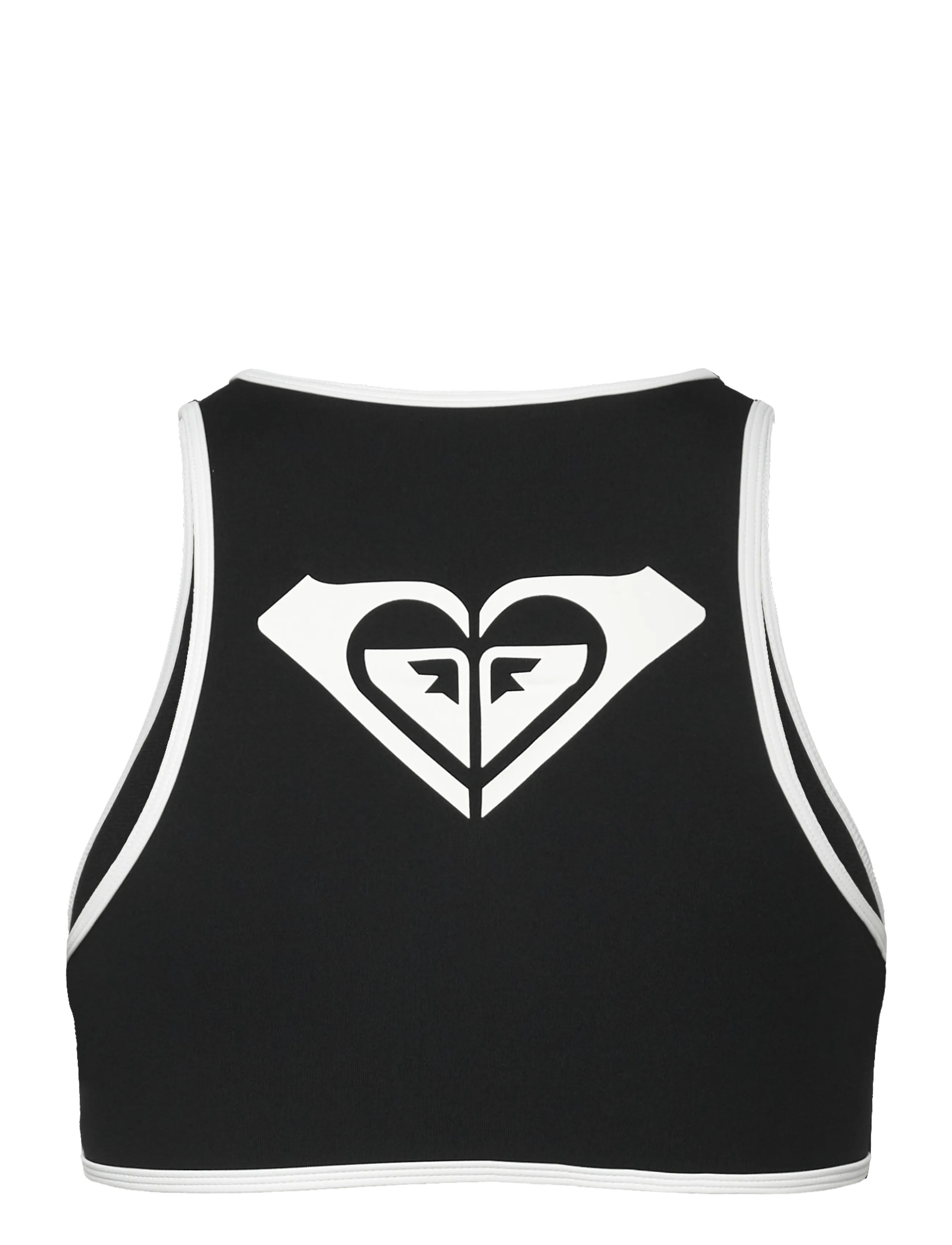 Roxy - THE RETRO ESSENTIALS CROP TOP - bikinis - anthracite - 2