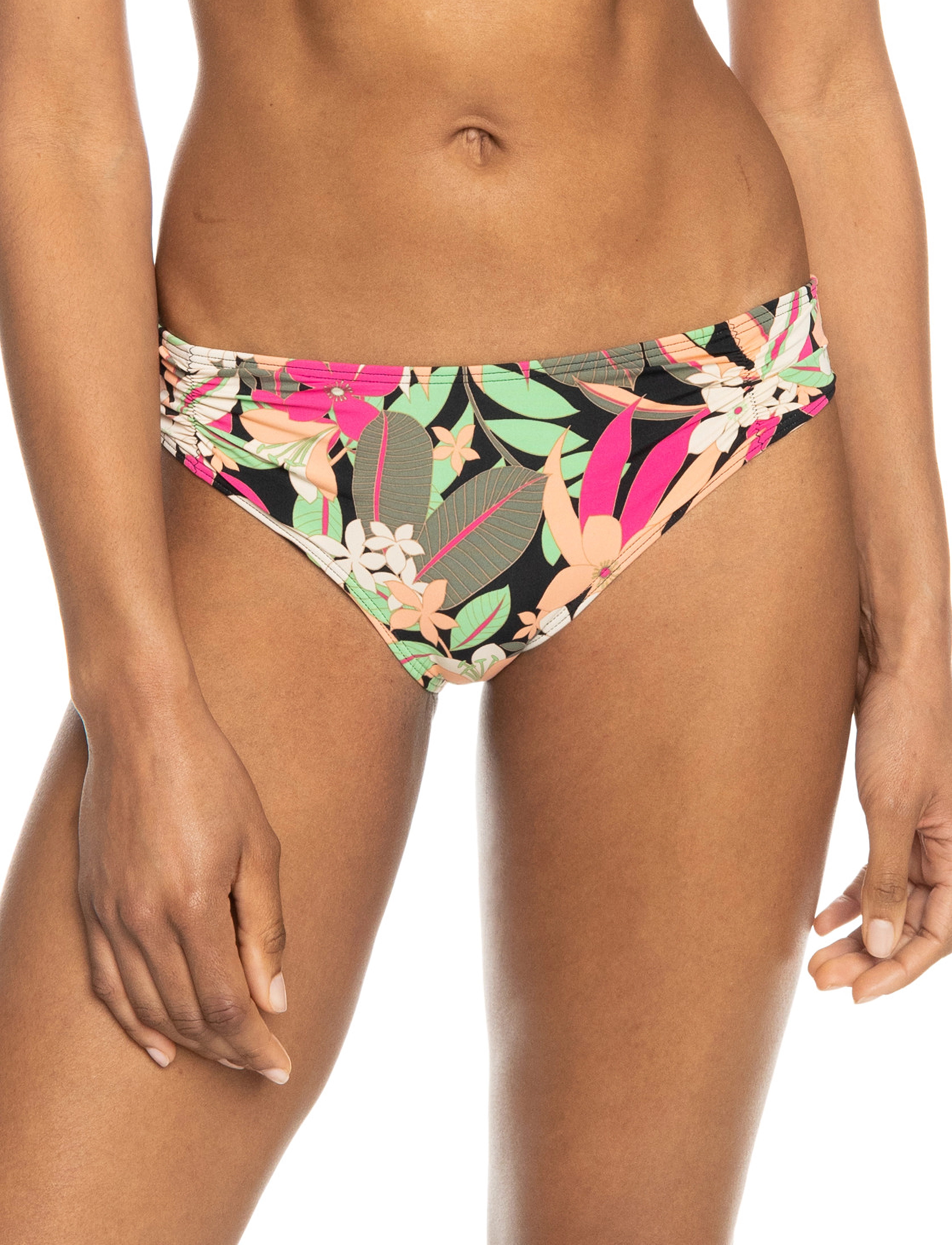Roxy Pt Beach Classics Hipster, Kvinder, Tropisk Print Hipster Bikinibukser, Multi/mønstret, Str: S