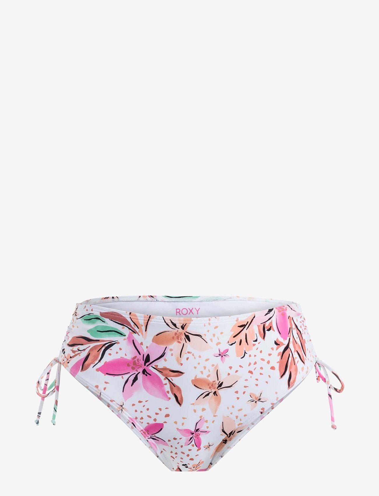 Roxy - PT BEACH CLASSICS MOD LACE UP - bikinis - white happy tropical swim - 0