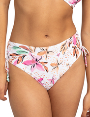 Roxy - PT BEACH CLASSICS MOD LACE UP - bikini truser - white happy tropical swim - 4