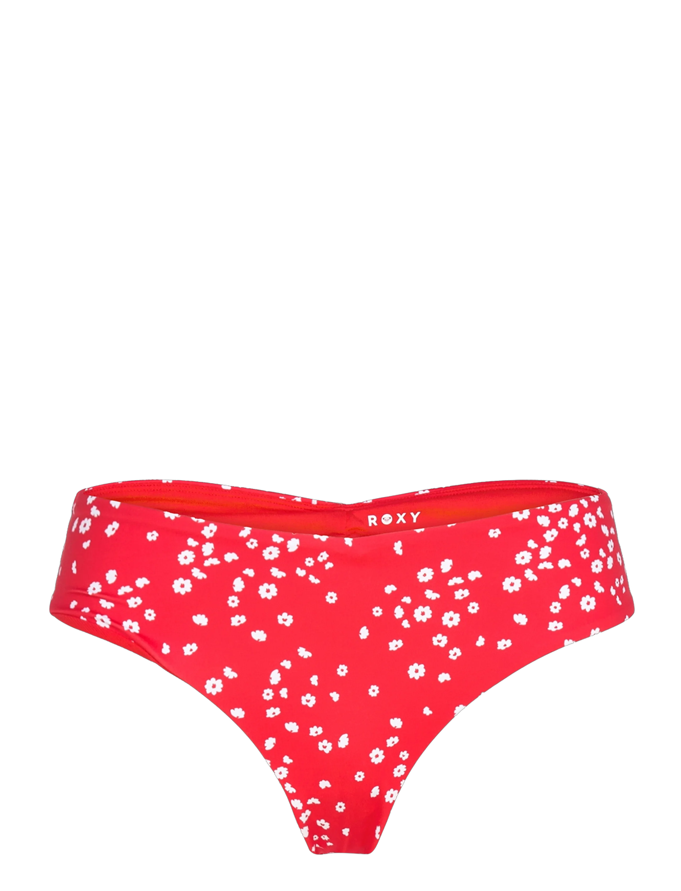Roxy PT BEACH CLASSICS V CHEEKY - Kleidung - POPPY RED DANCING DITSY SWIM / red
