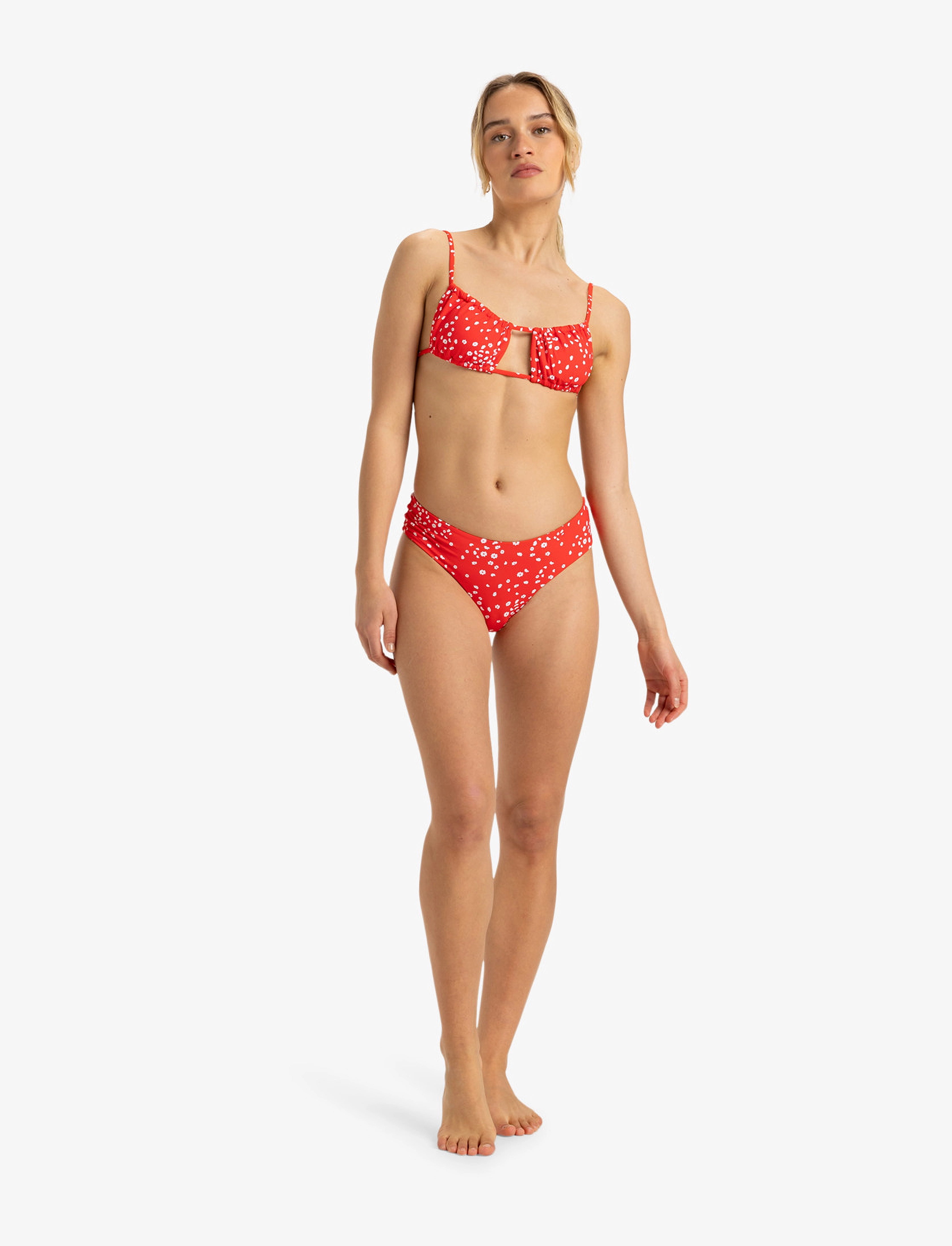 Roxy - PT BEACH CLASSICS V CHEEKY - die niedrigsten preise - poppy red dancing ditsy swim - 4