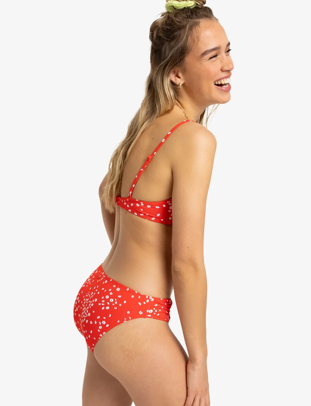 Roxy - PT BEACH CLASSICS HIPSTER - bikini-slips - poppy red dancing ditsy swim - 5
