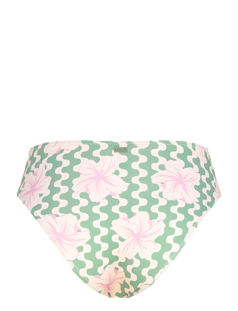 Roxy - HIBISCUS DAZE MIDWAIST BIKINI - sportiga badkläder - basil party waves yw - 2