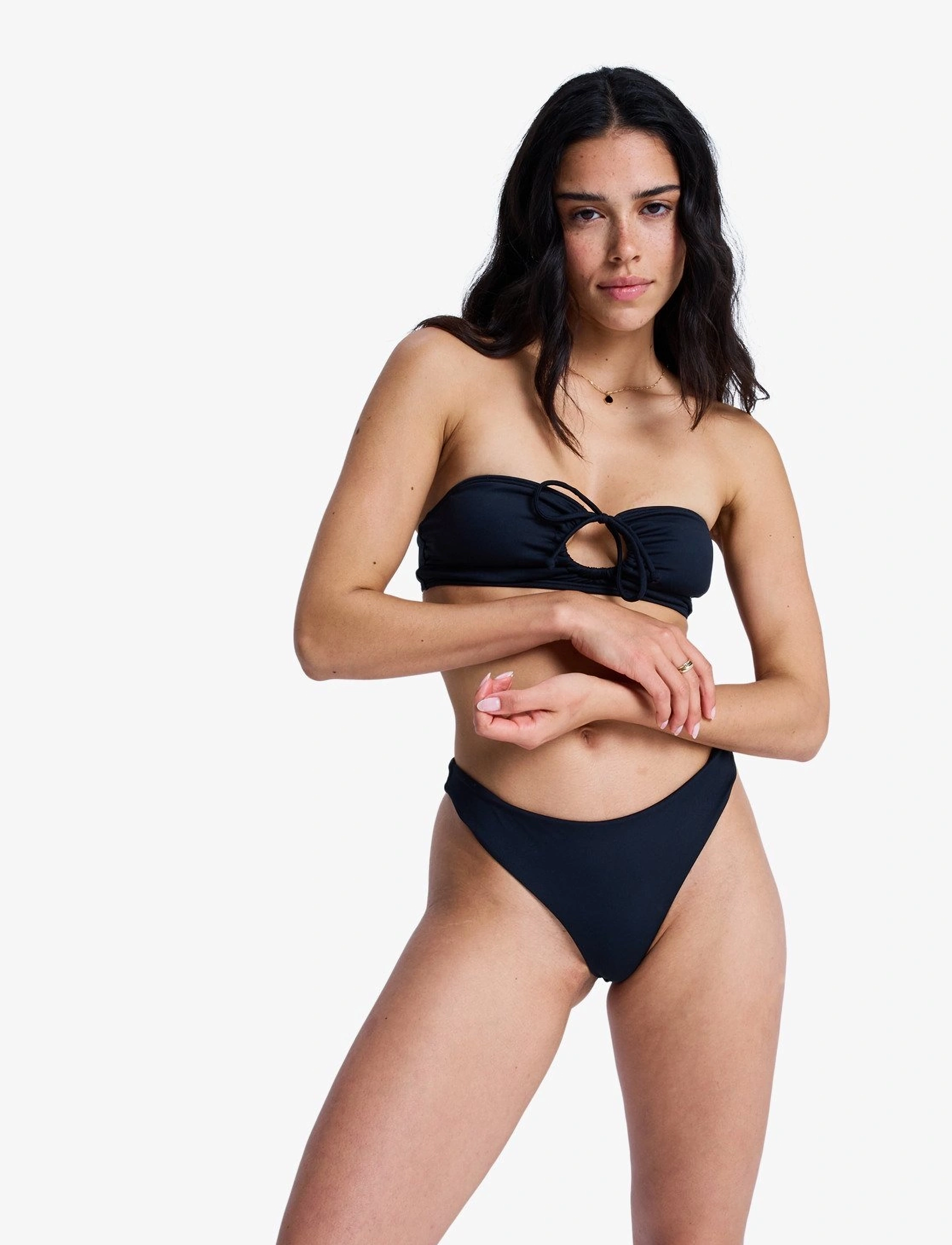 Roxy Sd Essentials Tanga, Kvinder, Tanga Bikinitrusse, Sort, Str: XL