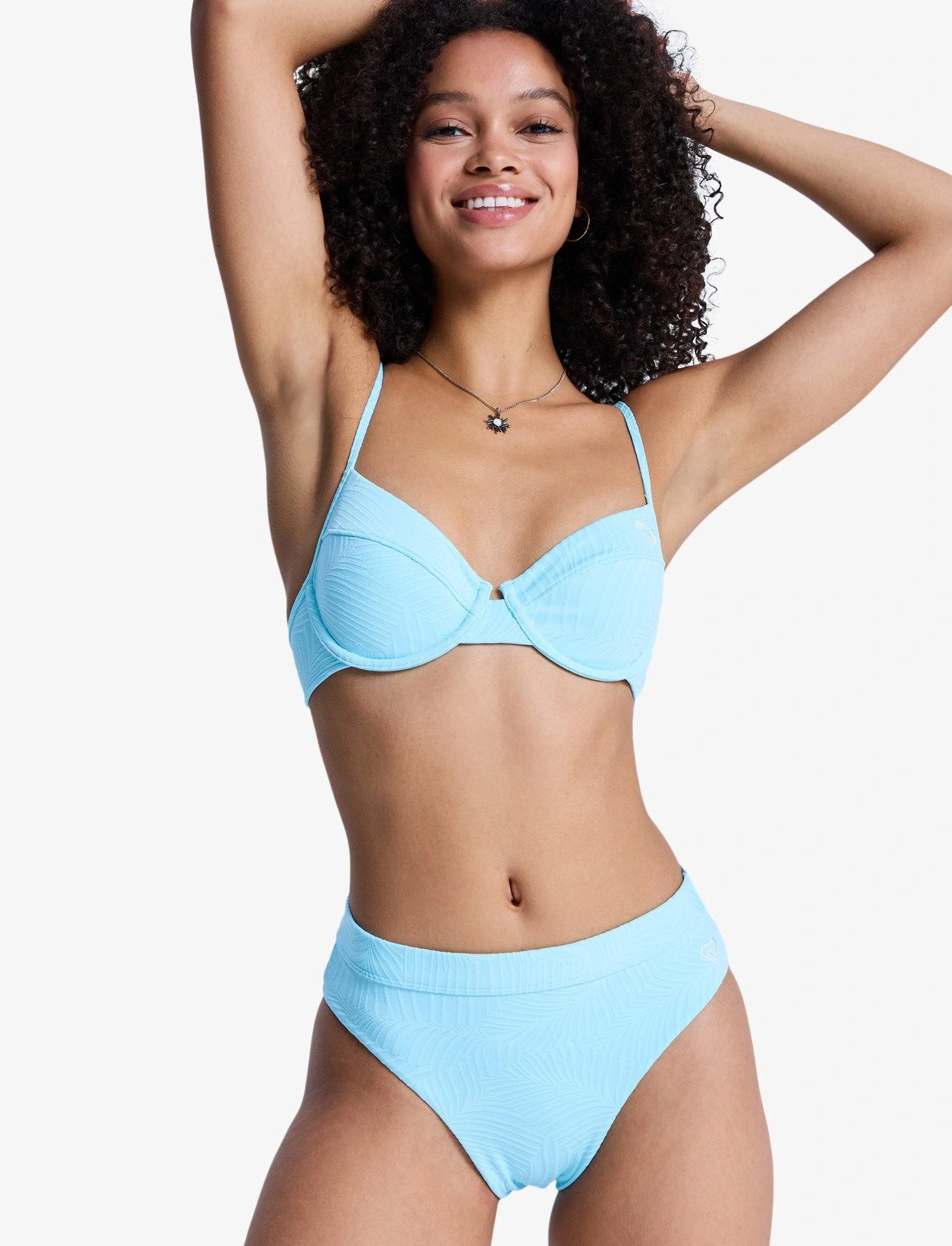 Roxy Roxy Palm Dreams Classic Mi Hl, M, Blue, Sport Badetøj > Sport Bikinis, Dame