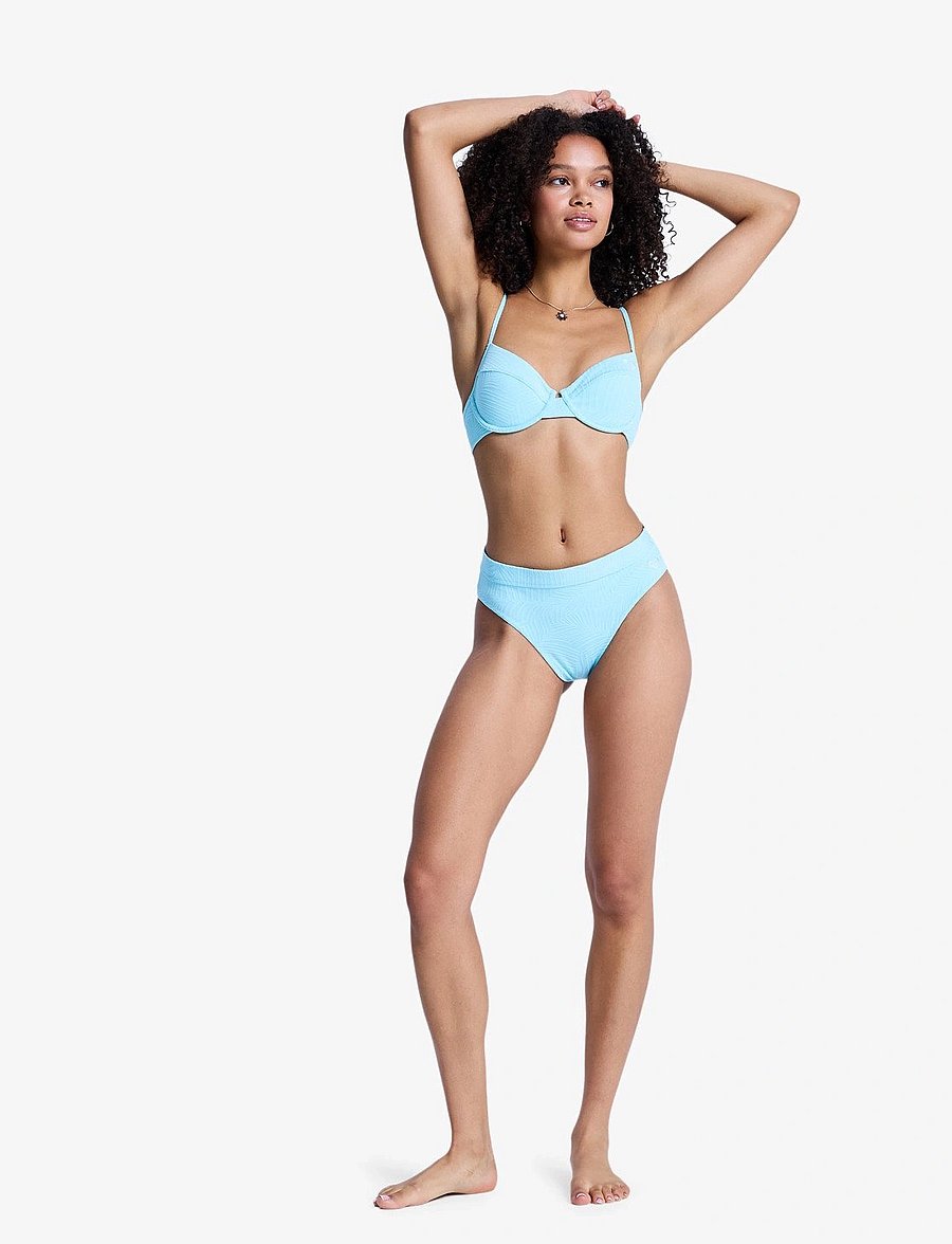 Roxy - ROXY PALM DREAMS CLASSIC MI HL - Íþróttasundföt - tanager turquoise - 4