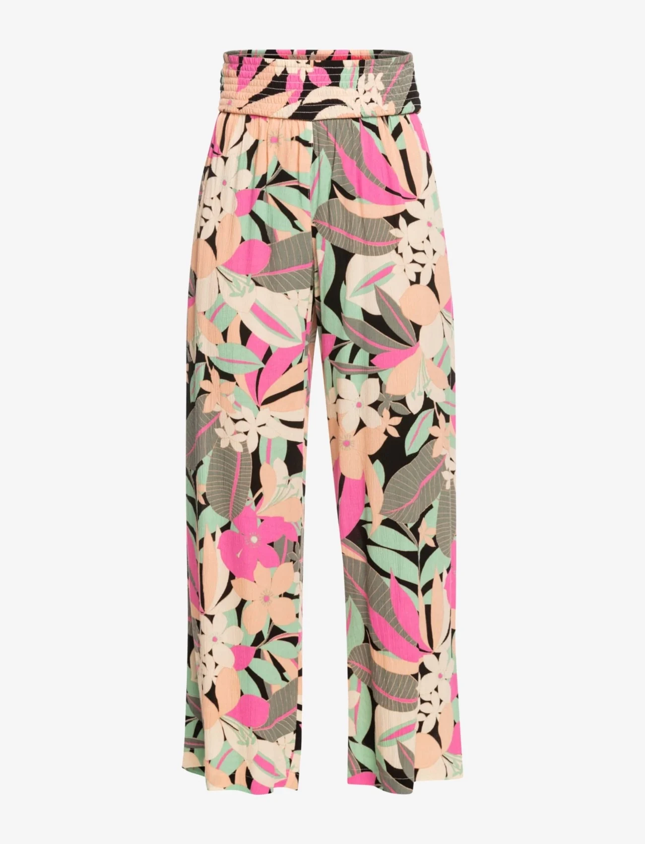 Roxy - ALONG THE BEACH PRINTED - sports pants - anthracite palm song axs - 0