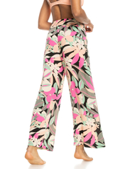 Roxy - ALONG THE BEACH PRINTED - joggingbukser - anthracite palm song axs - 1