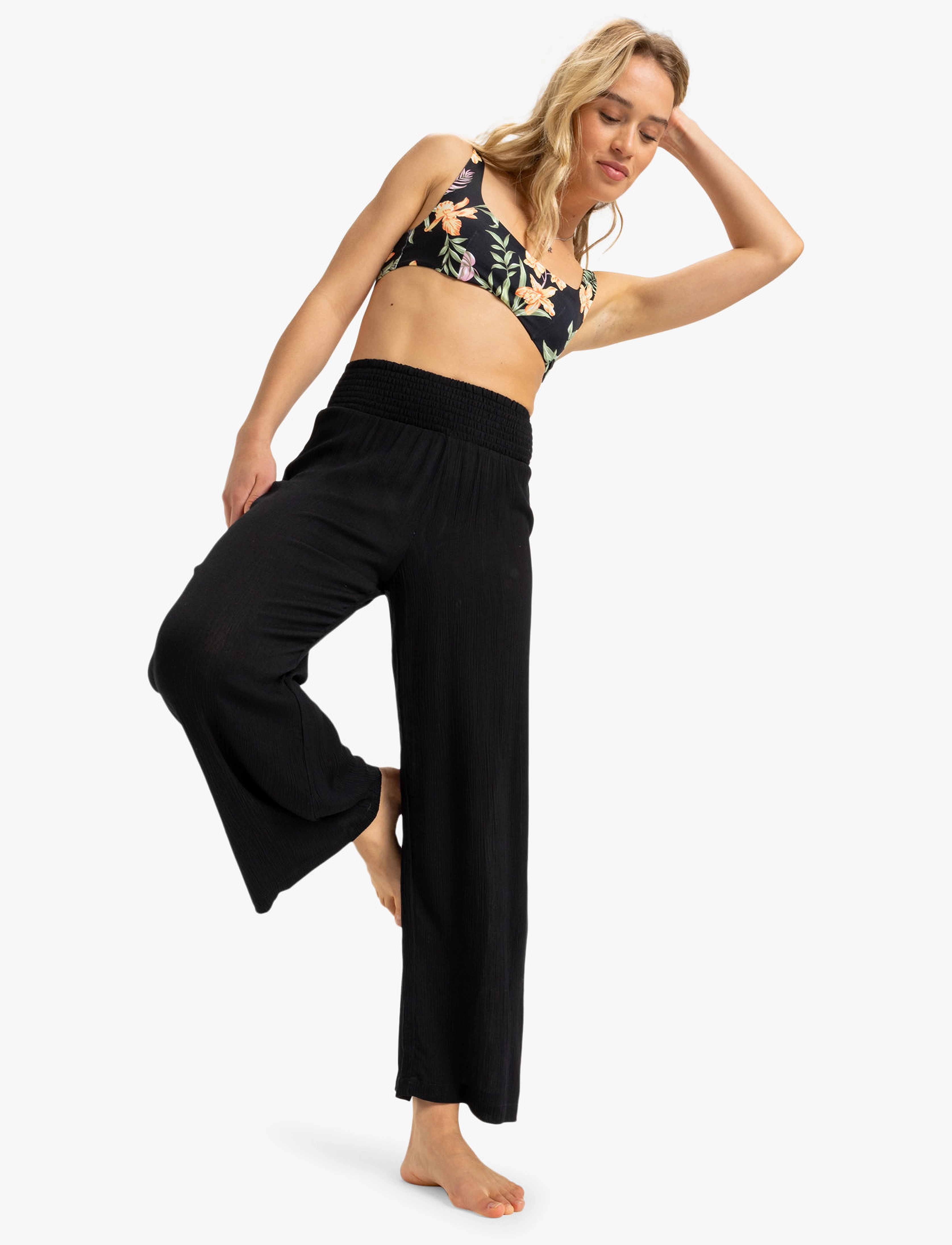 Roxy - ALONG THE BEACH - sportbyxor - anthracite - 4