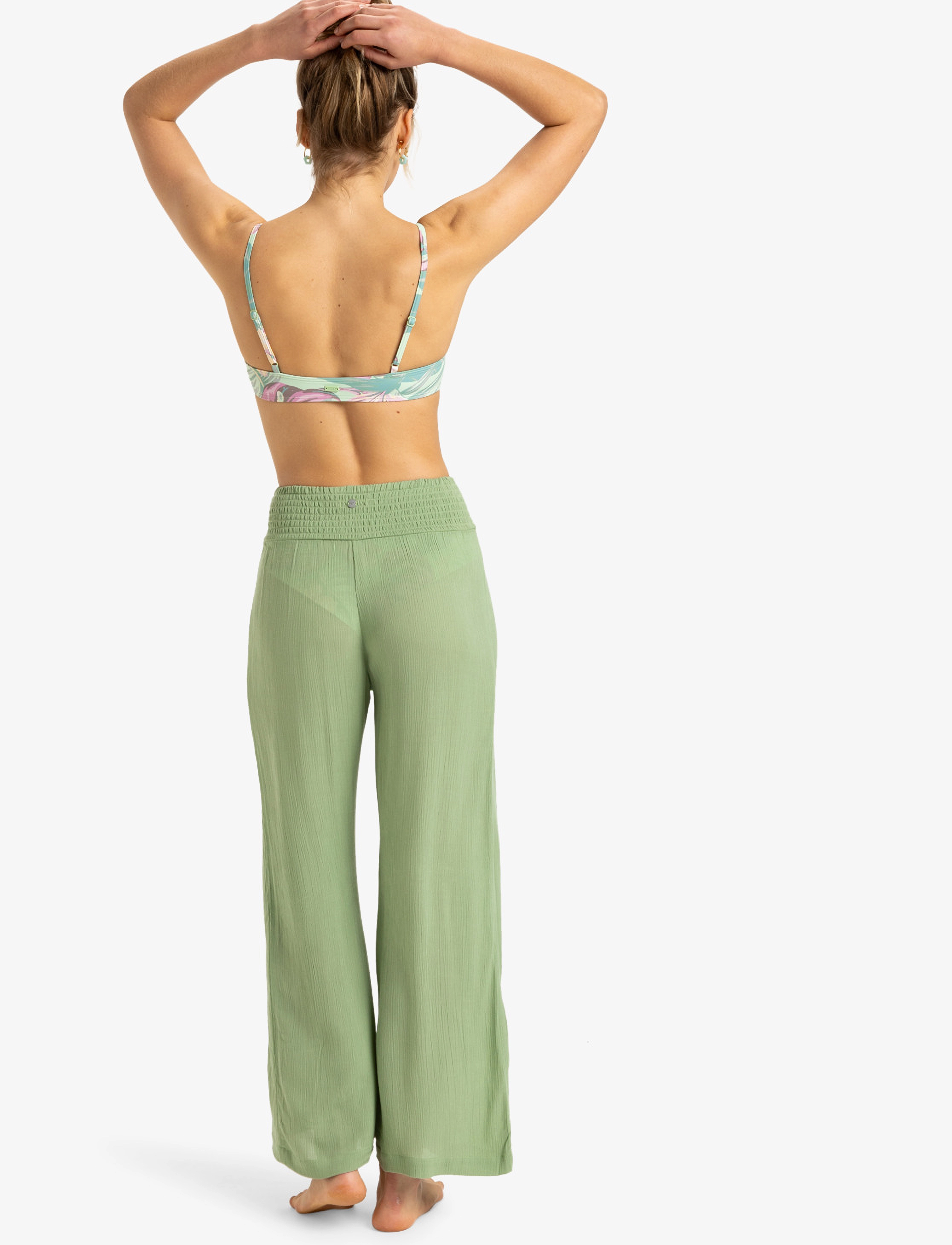 Roxy - ALONG THE BEACH - casual byxor - basil - 3