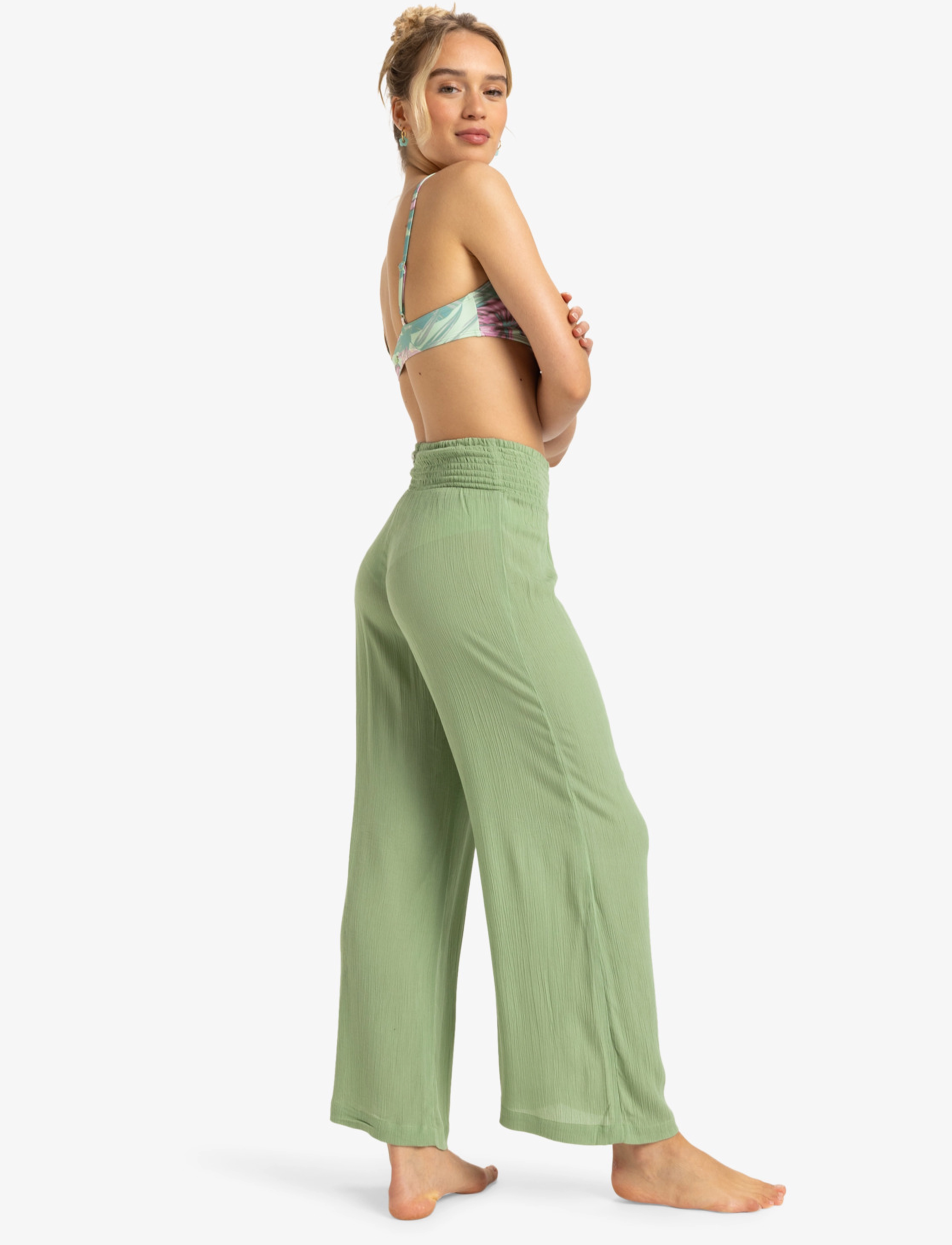 Roxy - ALONG THE BEACH - casual byxor - basil - 5