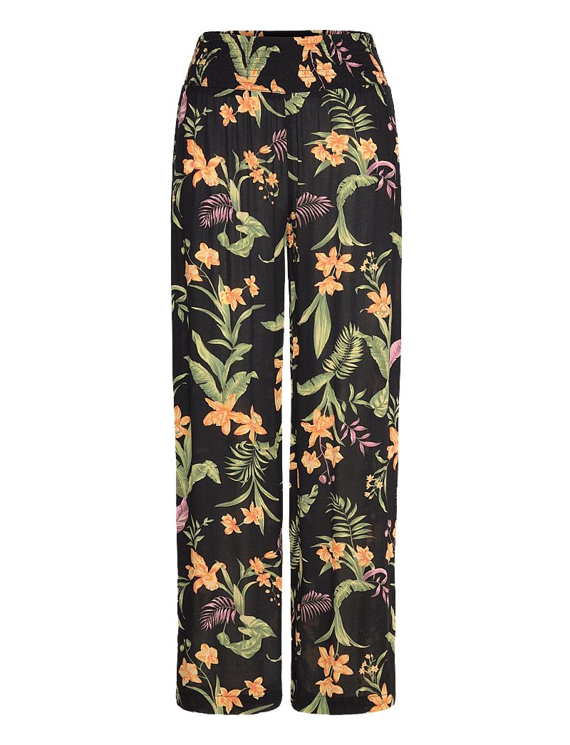 Roxy - ALONG THE BEACH PRINTED - casual byxor - anthracite island escape - 1