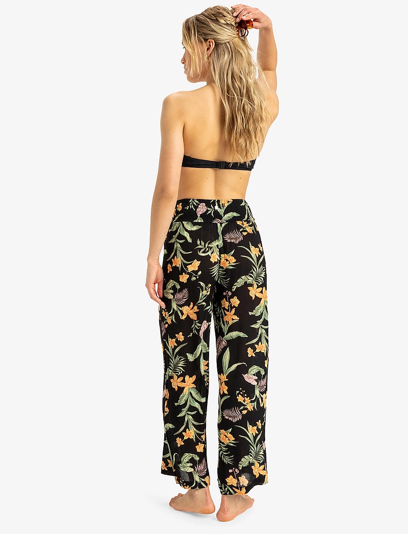 Roxy - ALONG THE BEACH PRINTED - casual byxor - anthracite island escape - 3