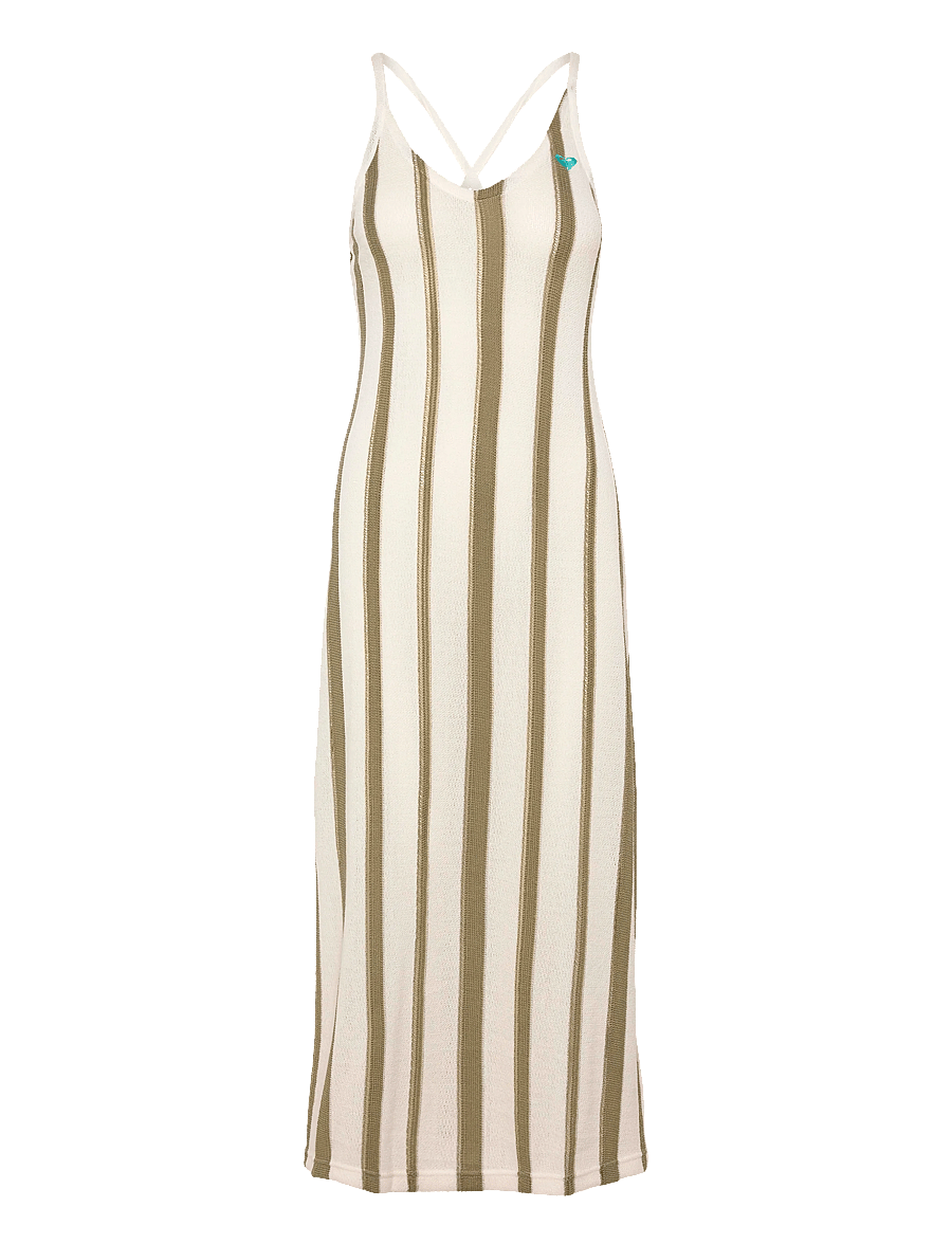 Roxy - NALU SUNSET DRESS - kleider & röcke - oil green - 1