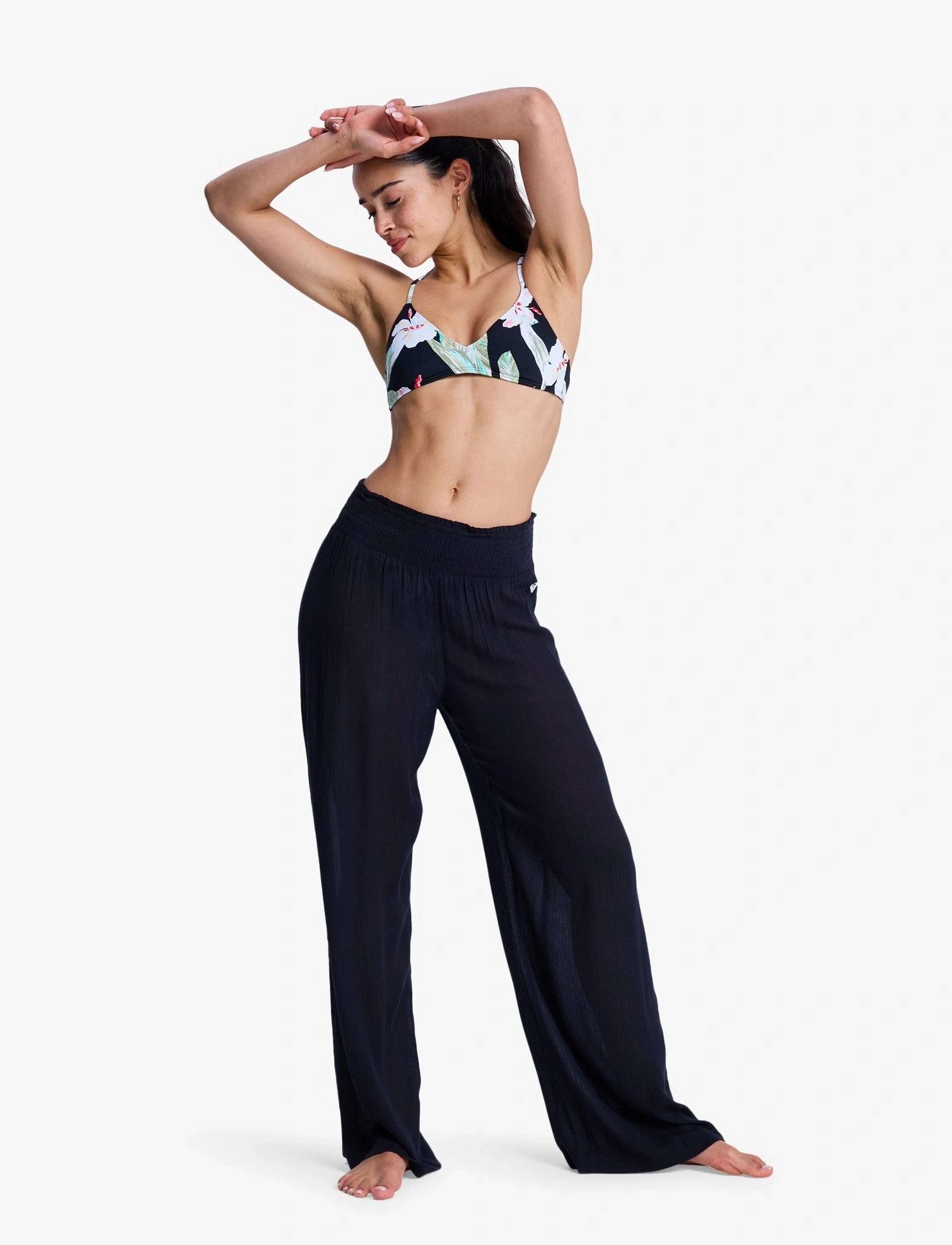 Roxy Along The Sunset, M, Black, Sport Pants > Sport Casual Trousers, Dame