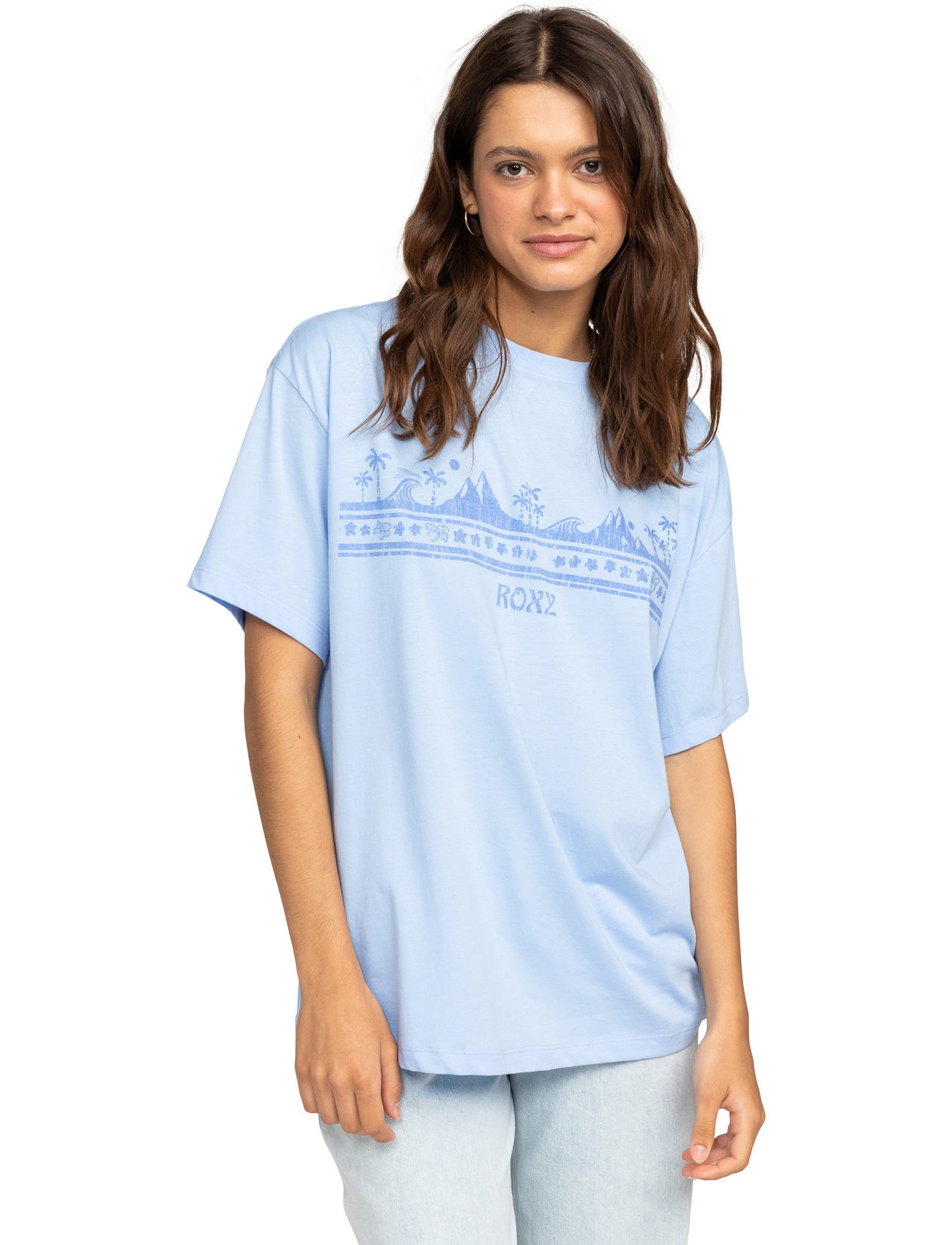 Roxy - DREAMERS WOMEN B - t-shirts - bel air blue - 1