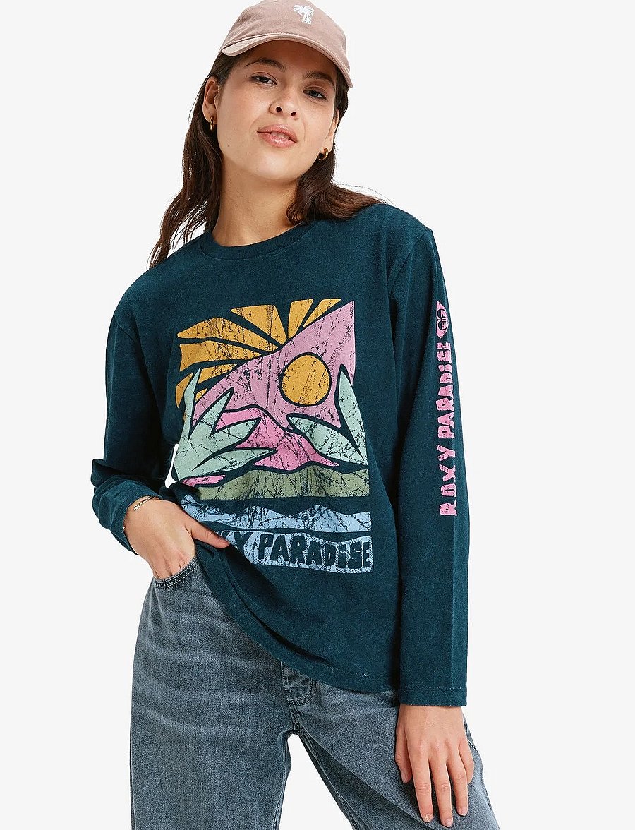 Roxy - HANGLOOSE WASHED LS - anthracite - 0