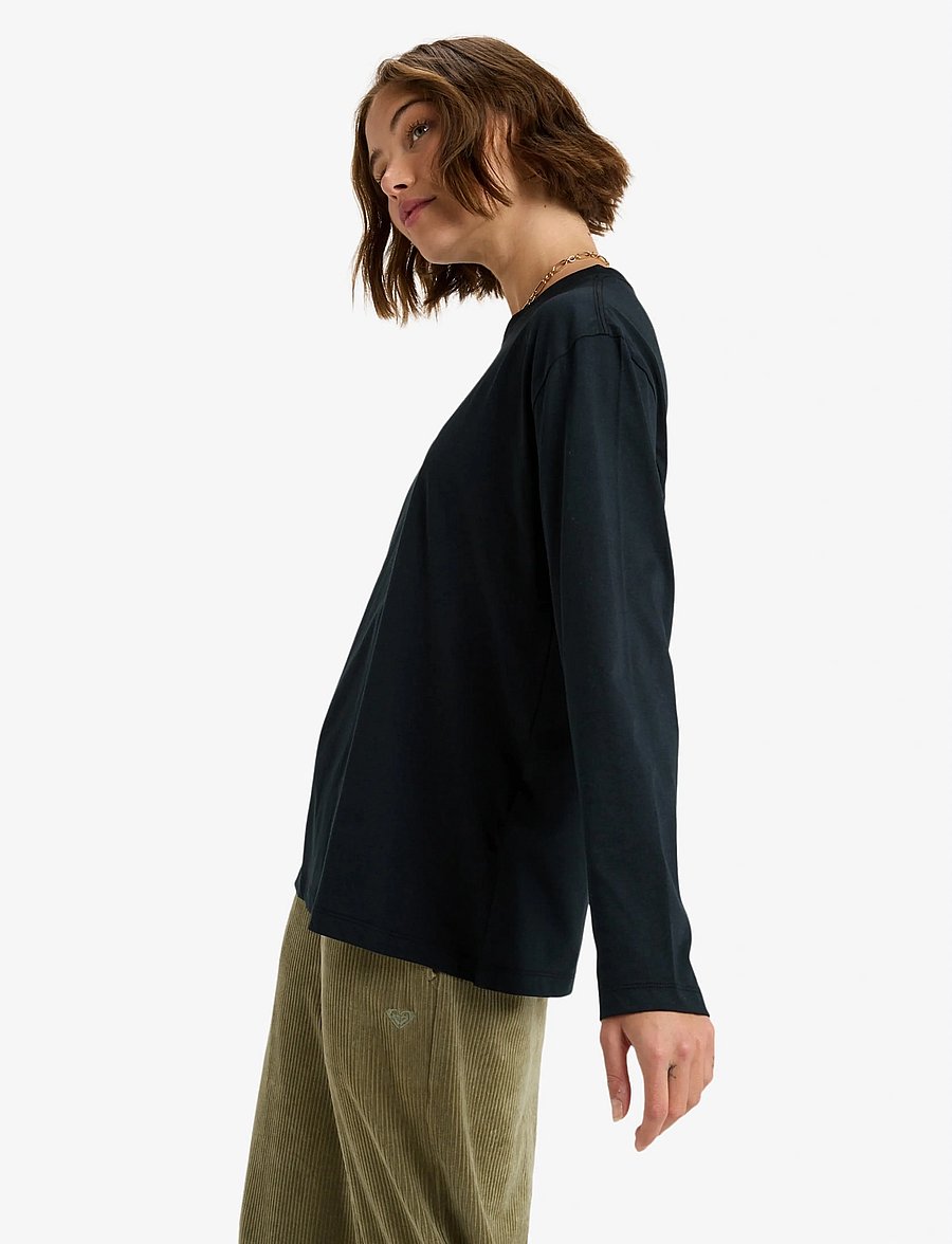 Roxy - HANGLOOSE ART LS - pikkade varrukatega alussärgid - anthracite - 5