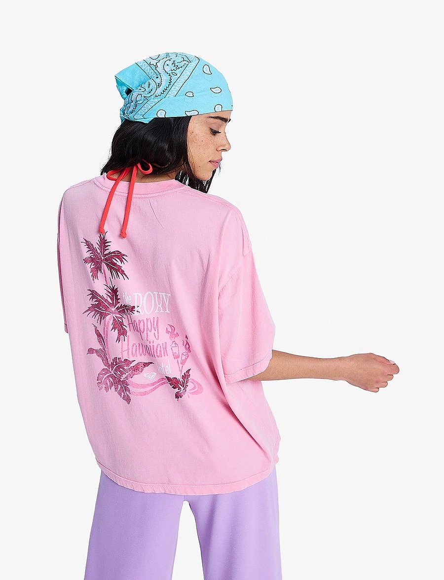 Roxy - TALLOVERSIZE WASHED - t-shirts - plumeria - 3