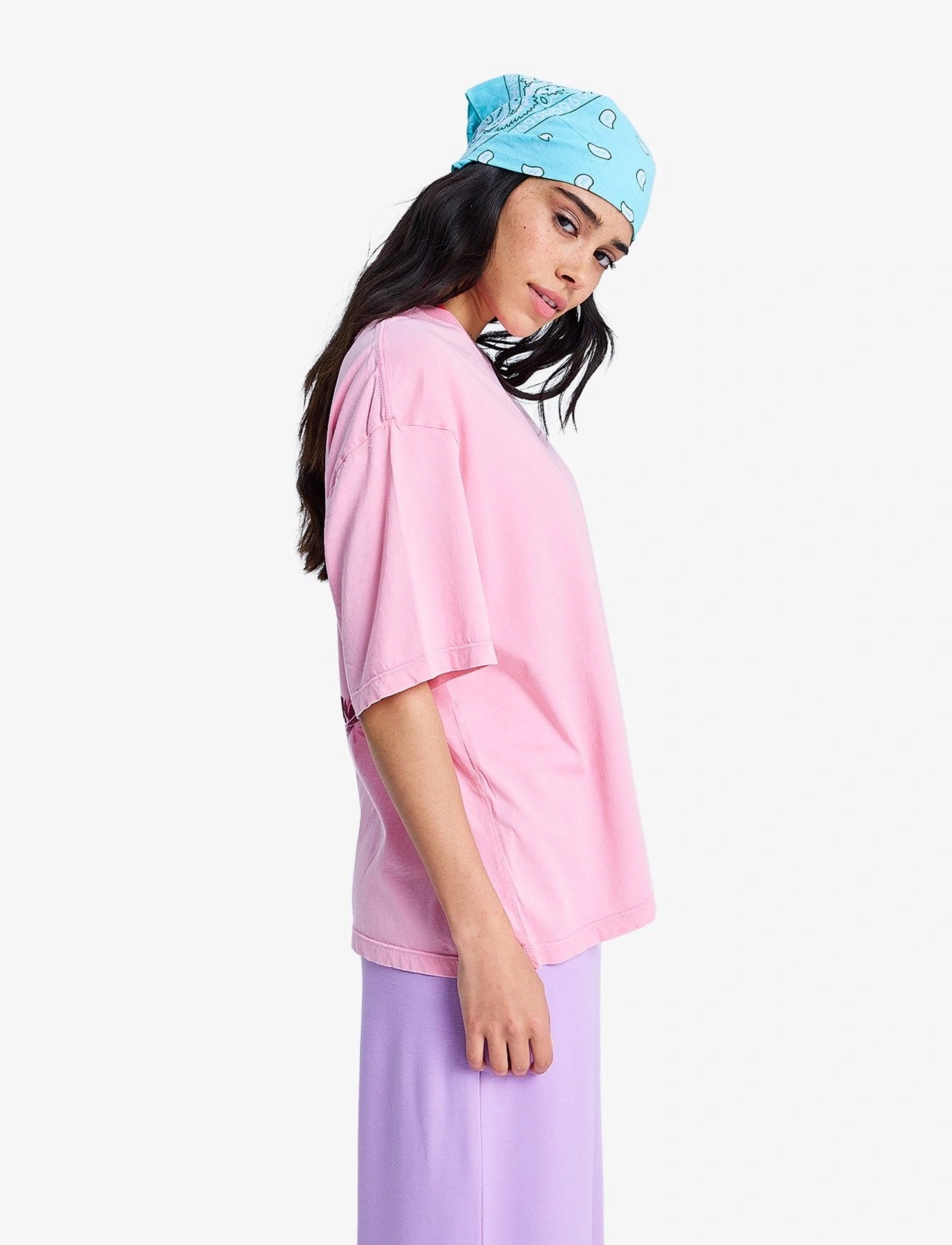 Roxy - TALLOVERSIZE WASHED - t-shirts - plumeria - 5