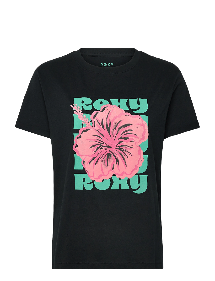 Roxy - OCEANREGULAR POSTER - t-shirts - anthracite - 1
