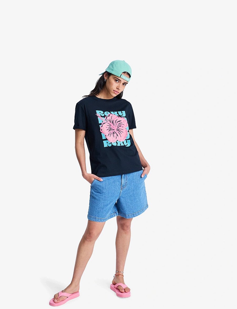 Roxy - OCEANREGULAR POSTER - t-shirts - anthracite - 4