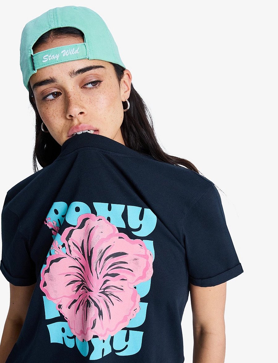 Roxy - OCEANREGULAR POSTER - t-shirts - anthracite - 5