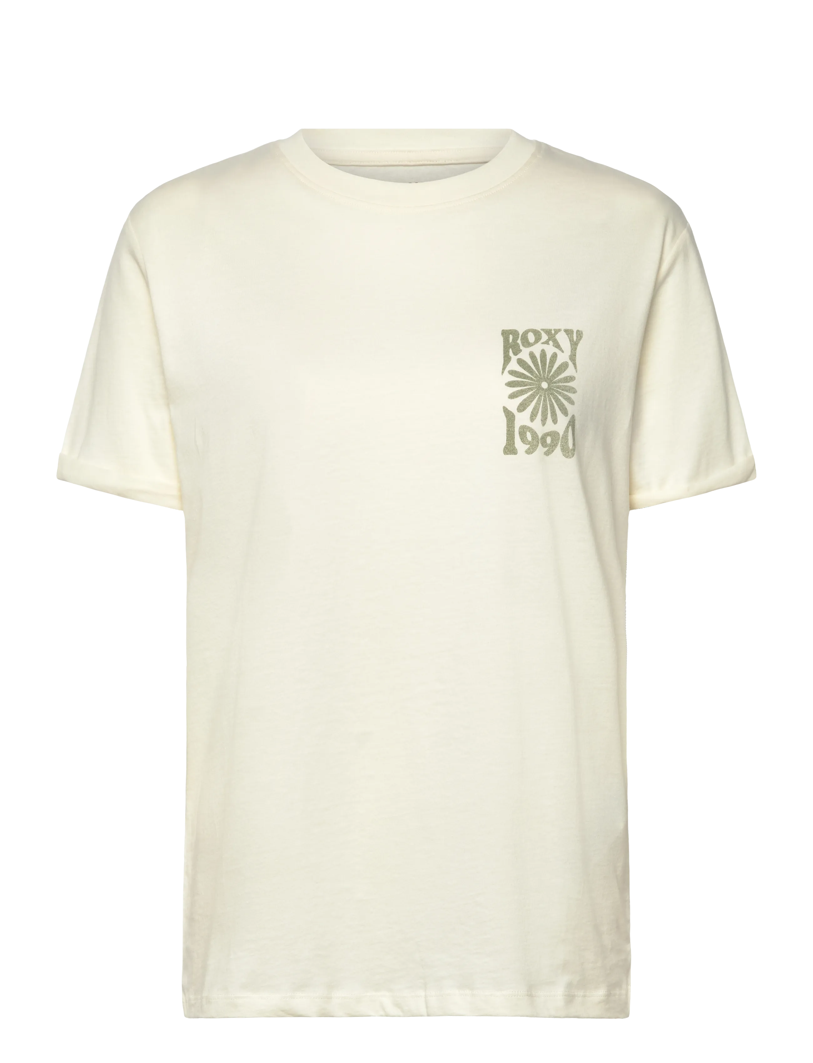 Roxy OCEANREGULAR FB - T-shirts & Toppar - COCONUT MILK / cream