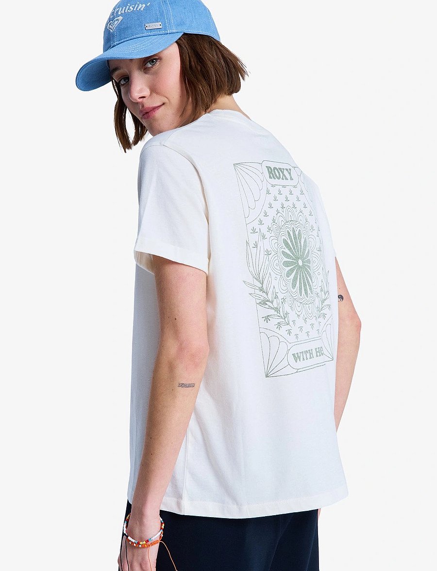 Roxy - OCEANREGULAR FB - t-shirts - coconut milk - 3