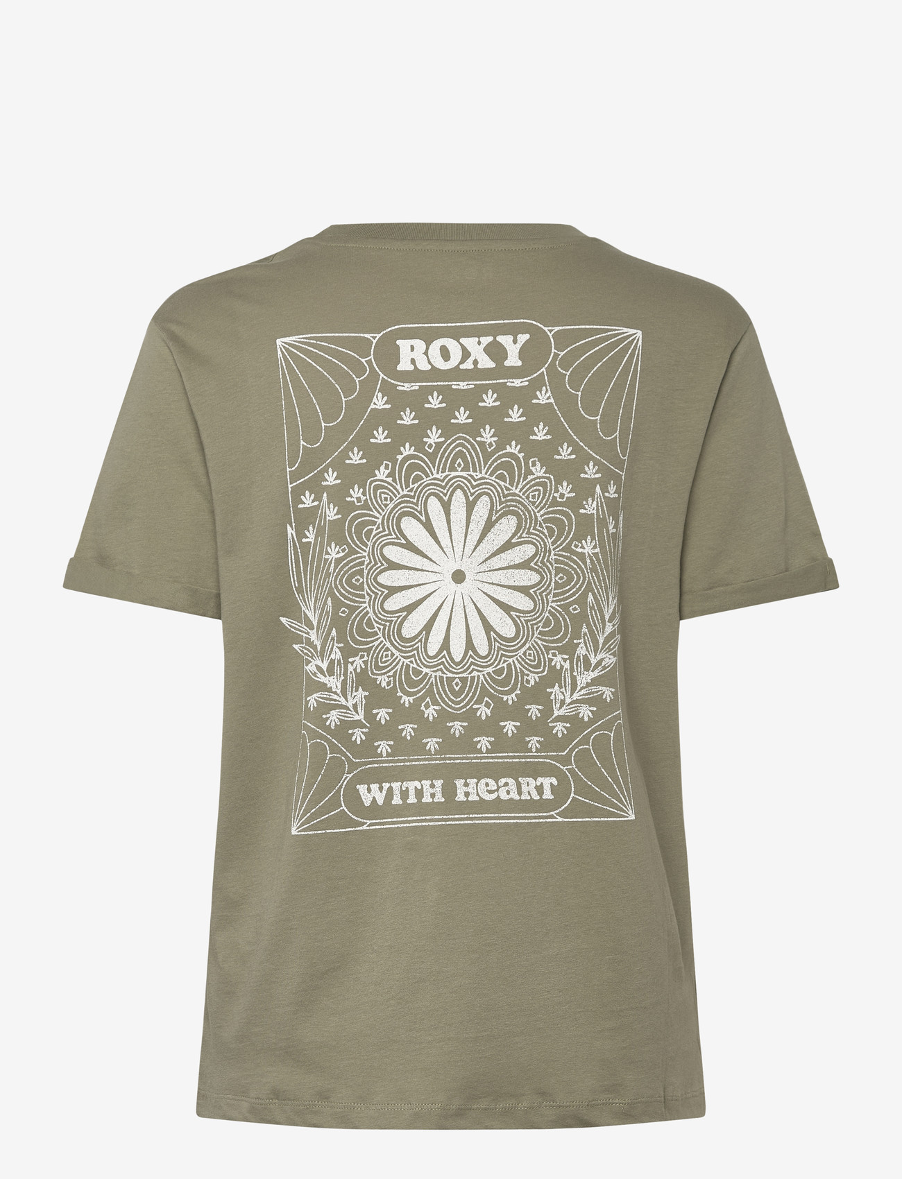 Roxy - OCEANREGULAR FB - t-shirts - oil green - 2