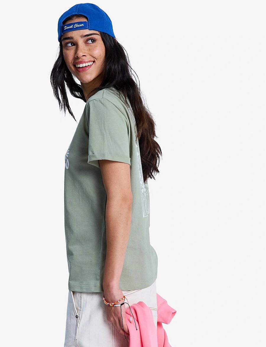 Roxy - OCEANREGULAR FB - t-shirts - oil green - 5