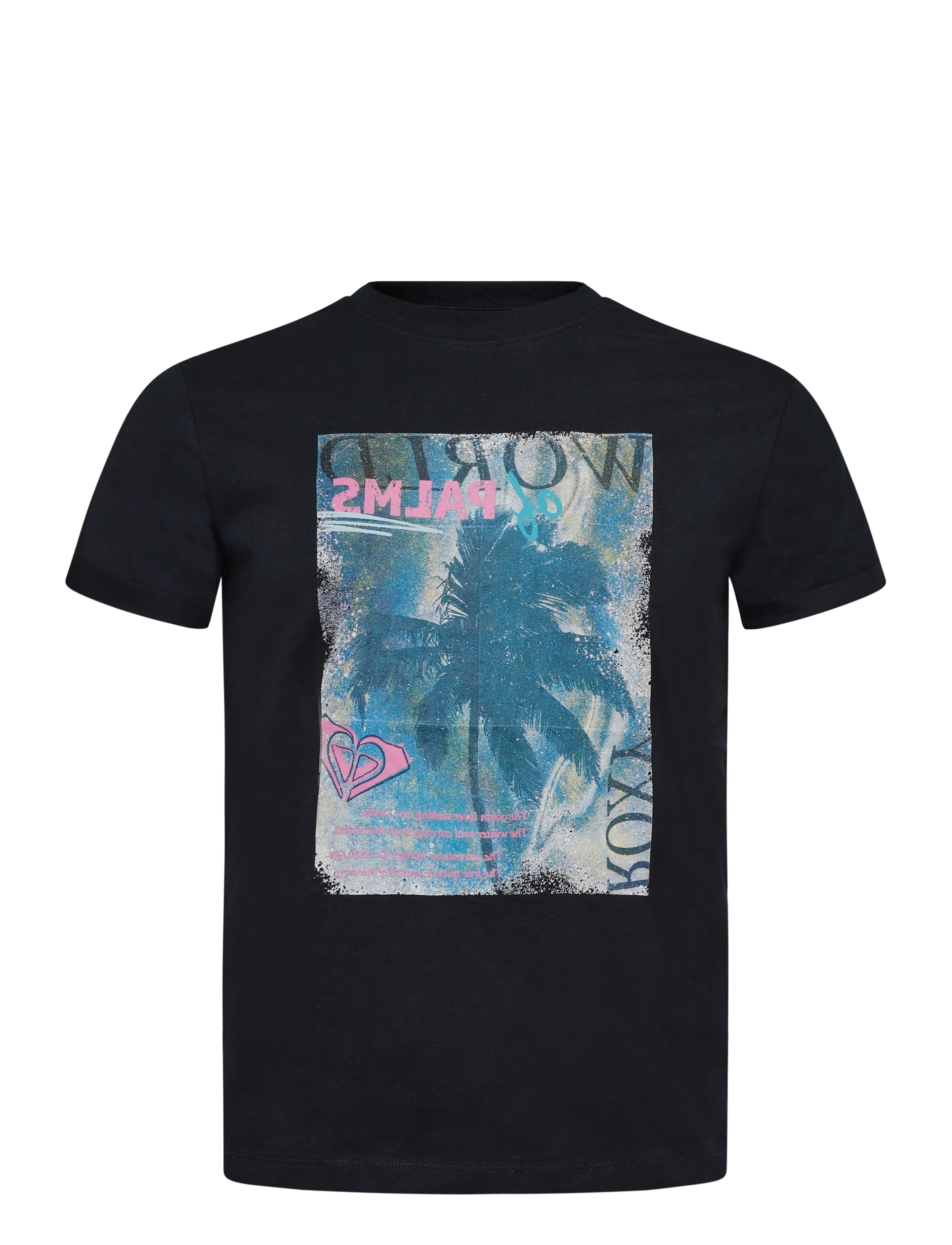 Roxy OCEANREGULAR POSTER - T-Shirts - ANTHRACITE / grey