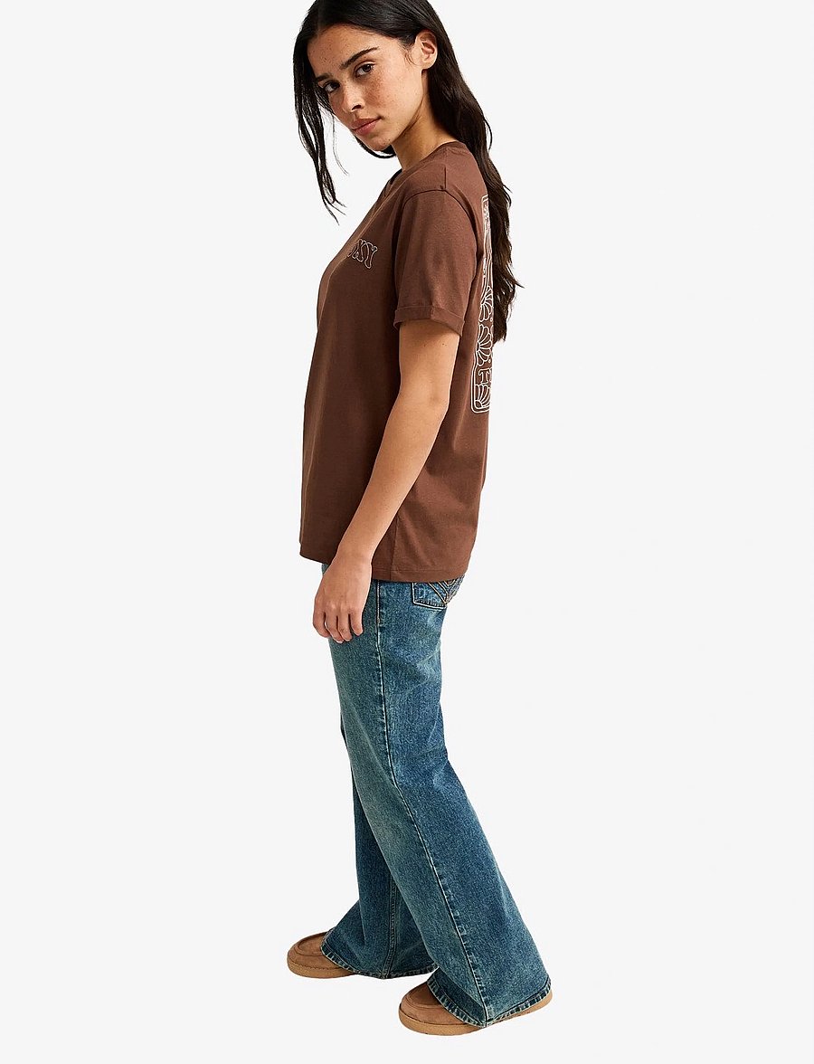 Roxy - OCEANREGULAR FB - t-shirts - chestnut - 5