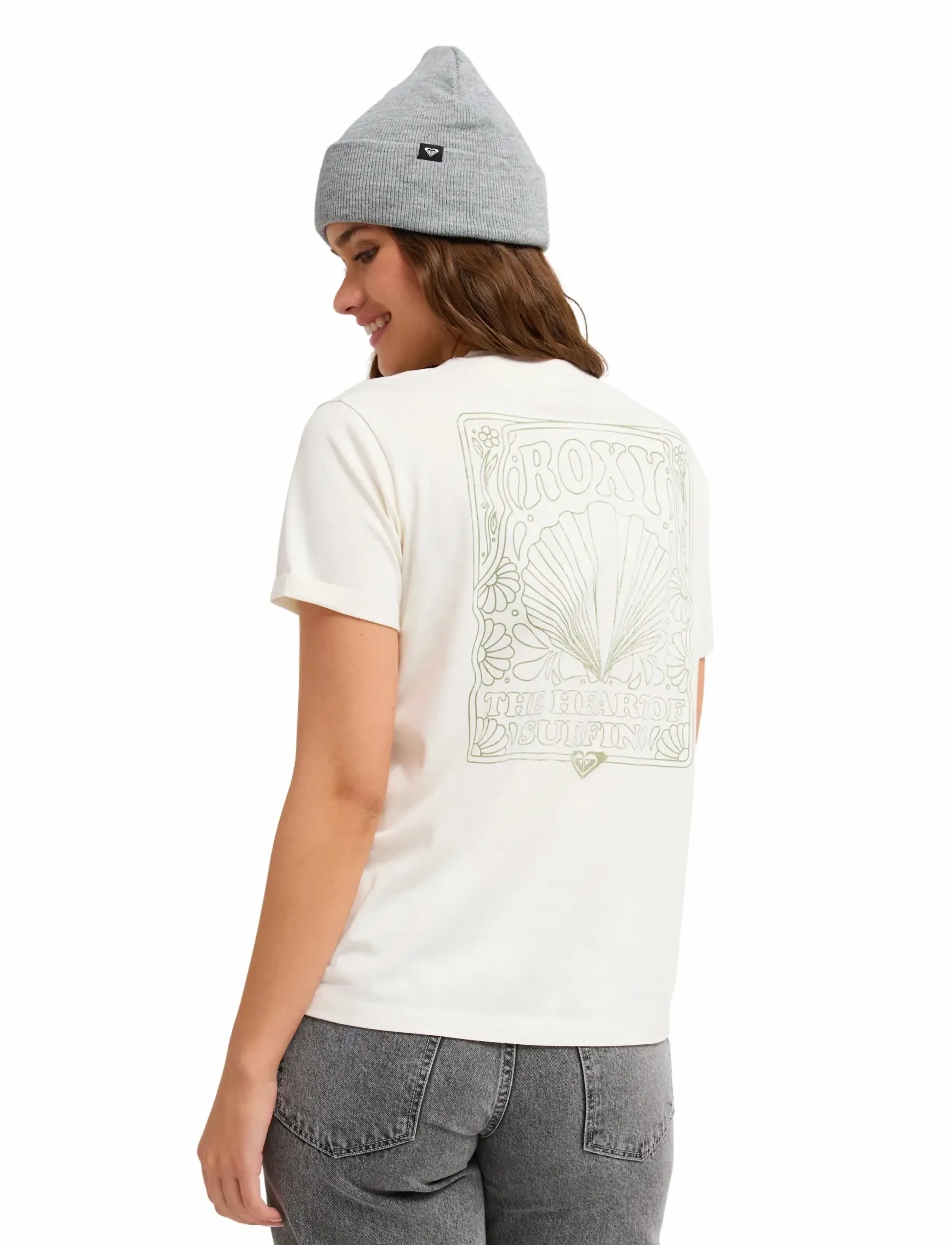 Roxy - OCEANREGULAR FB - t-shirts - coconut milk - 3
