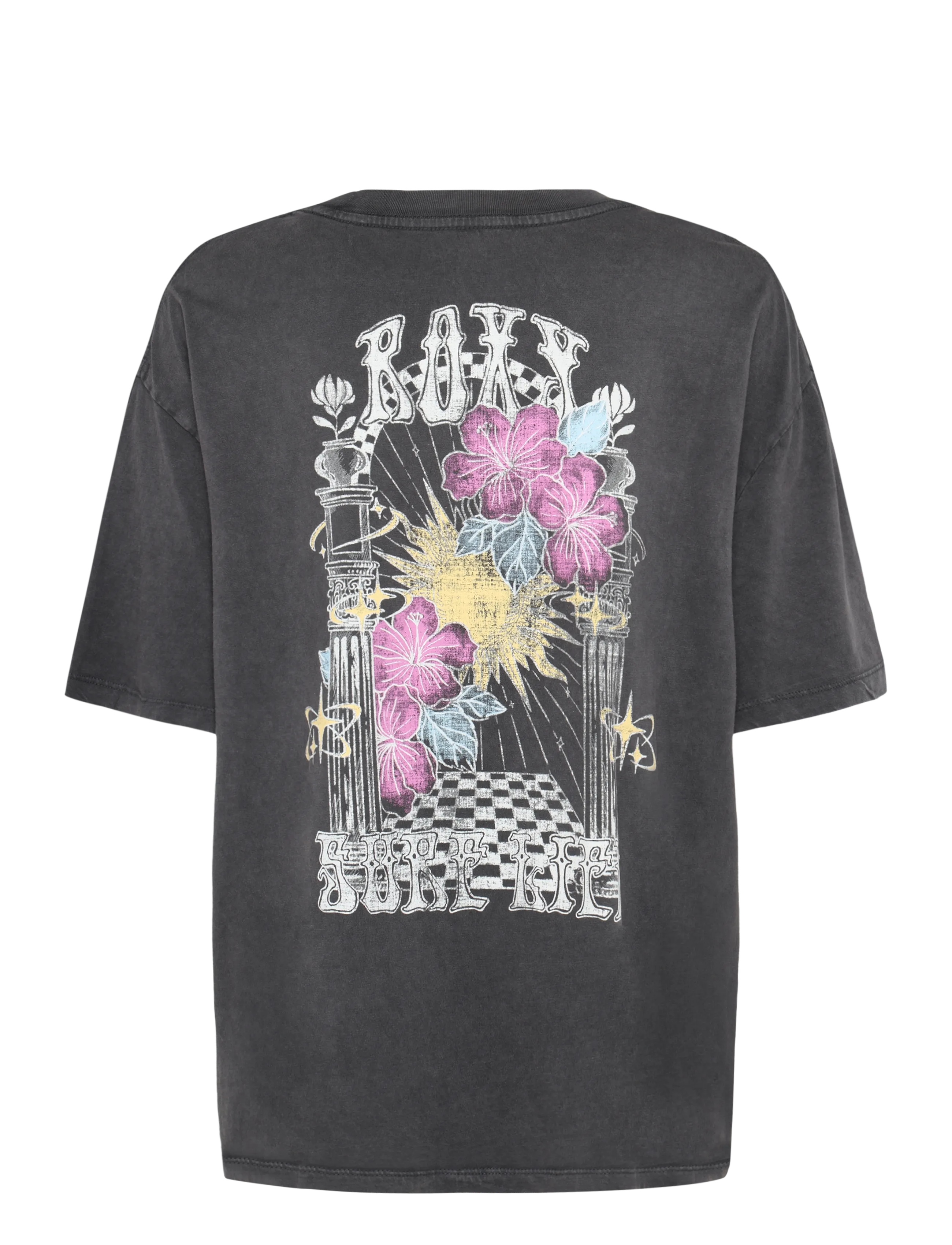 Roxy - TALLOVERSIZE WASHED - t-shirts - anthracite - 2