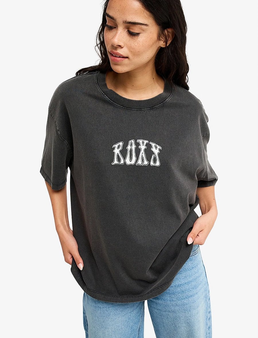 Roxy - TALLOVERSIZE WASHED - alussärgid ja t-särgid - anthracite - 0