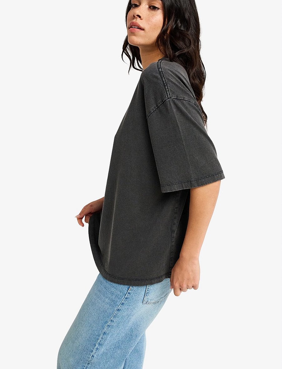 Roxy - TALLOVERSIZE WASHED - alussärgid ja t-särgid - anthracite - 5